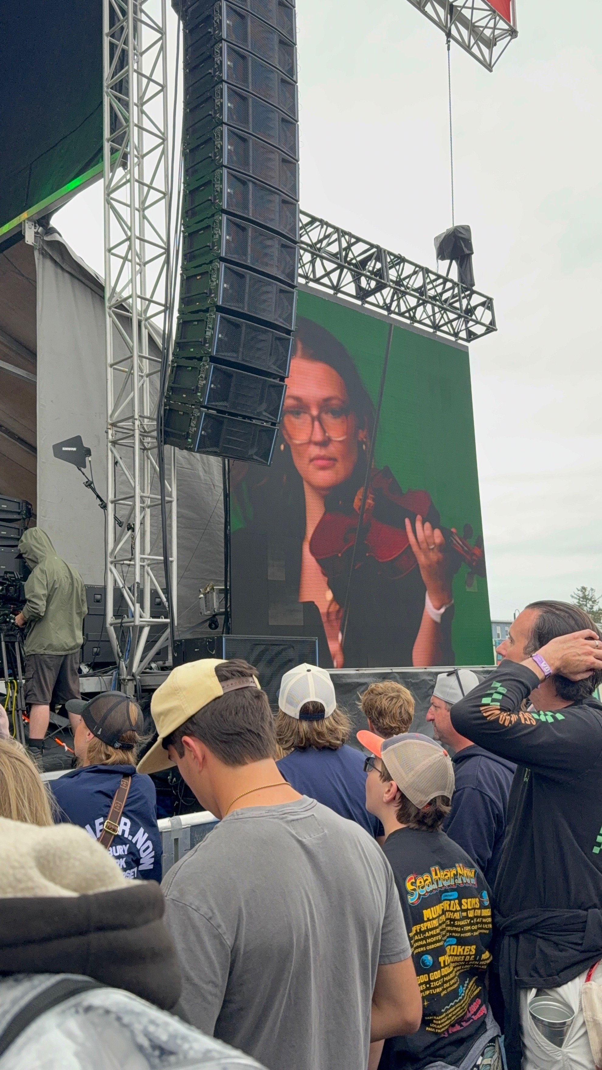 Haley Schilla Plays violin at Sea. Hear. Now. Festival in Asbury Park, New Jersey. September 2026. With Status Green band.