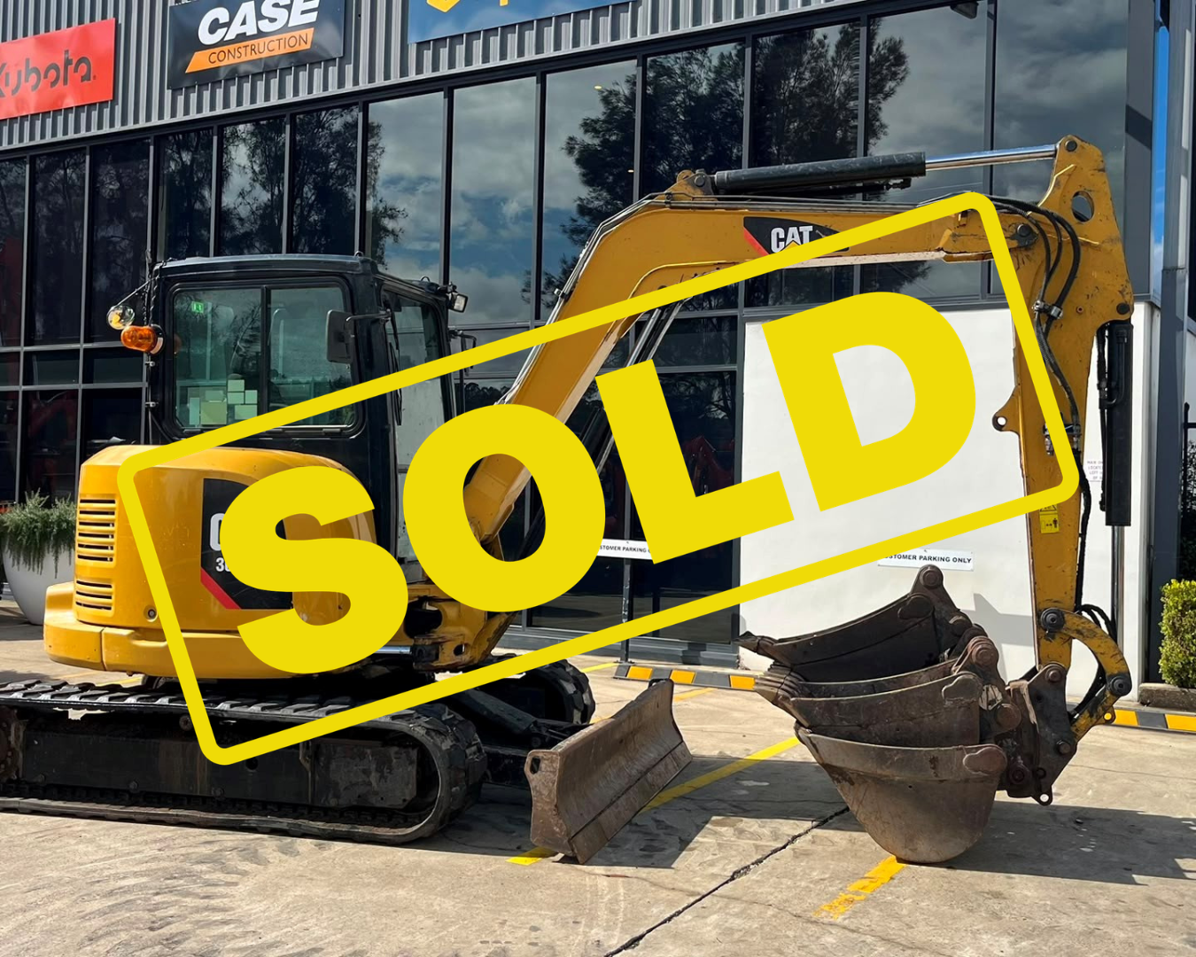 2016 CAT 305.5E2 Cabin Excavator 