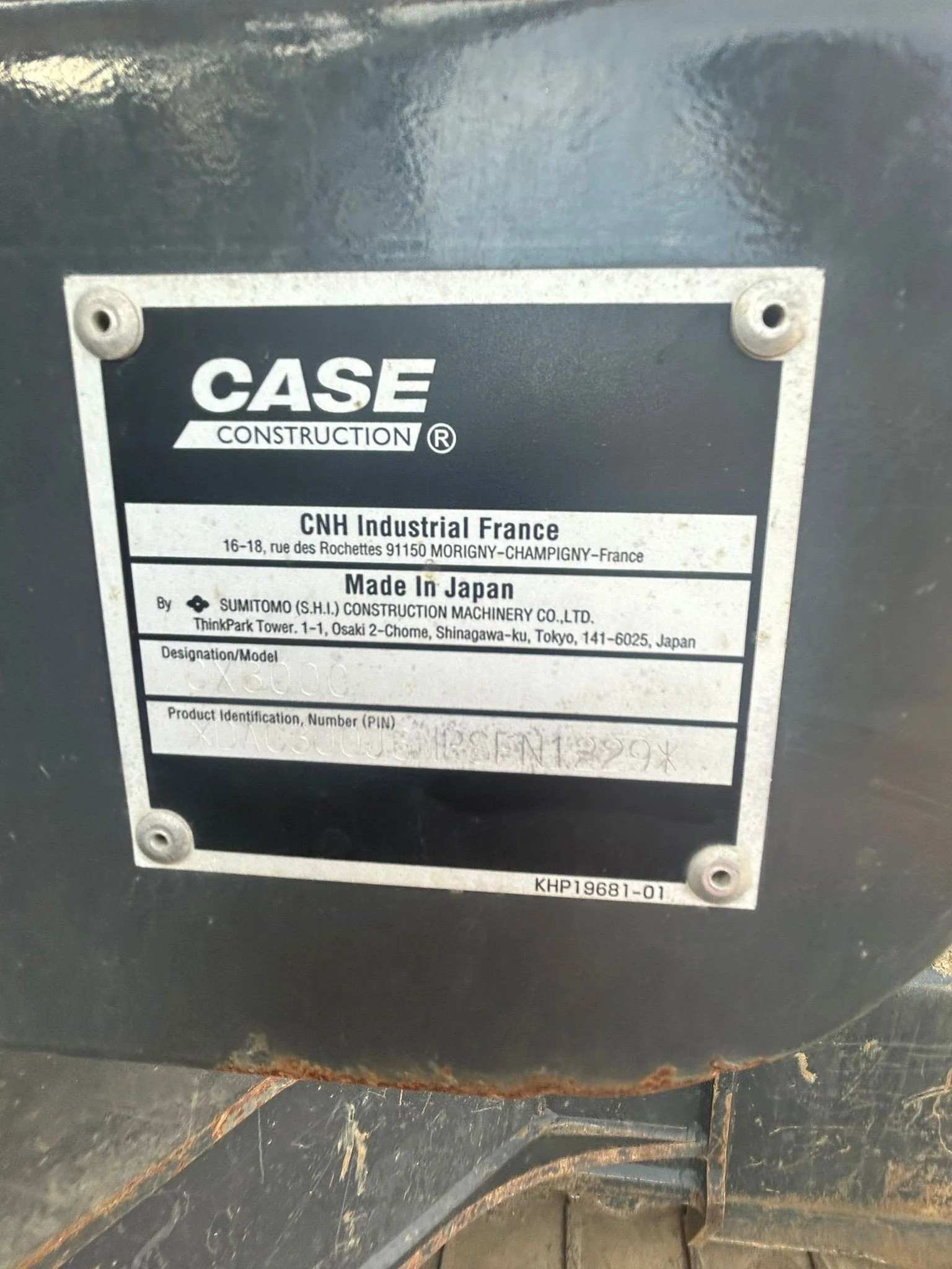 CASE CX300C Excavator Stock #750047523 5.jpg
