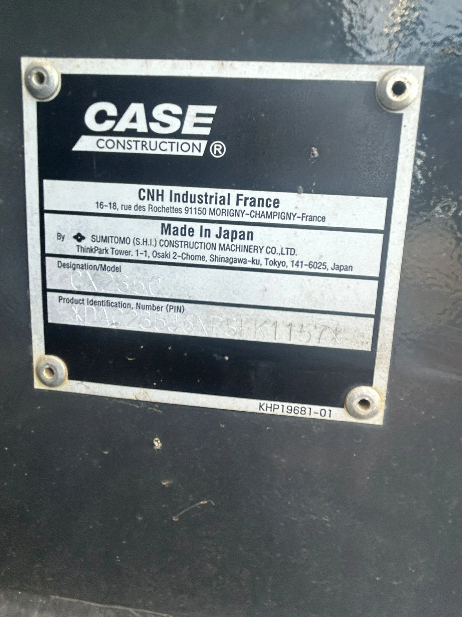CASE CX235C Excavator Stock #750048823 4.jpg