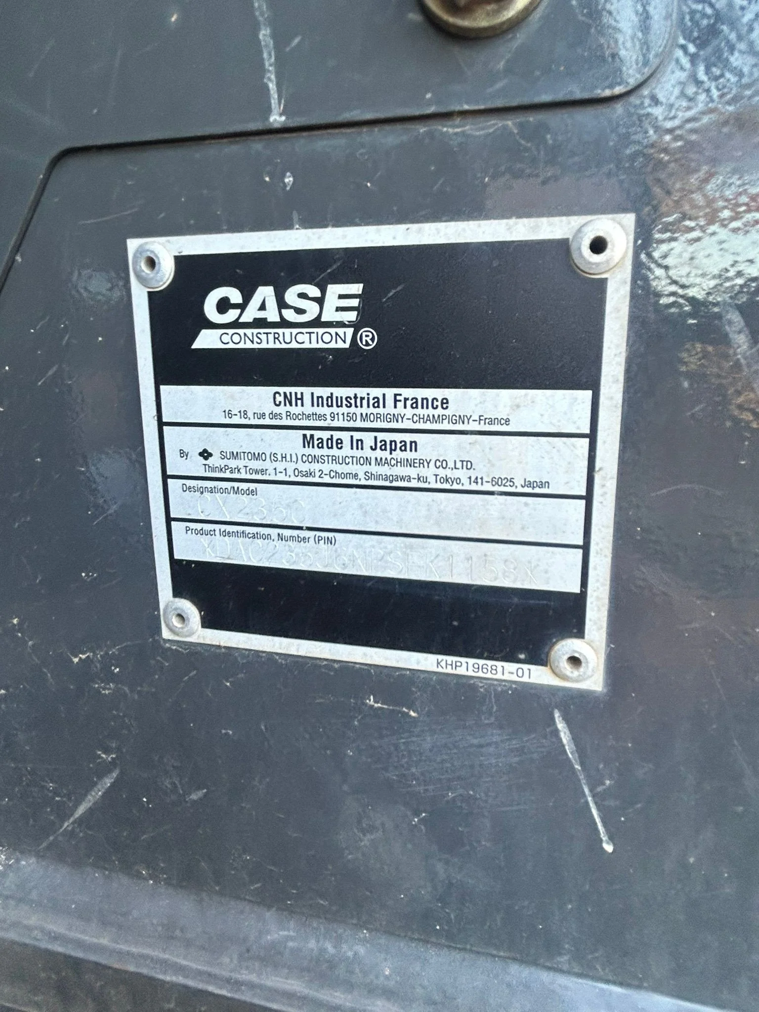 CASE CX235C Excavator Stock #750049524 4.jpg