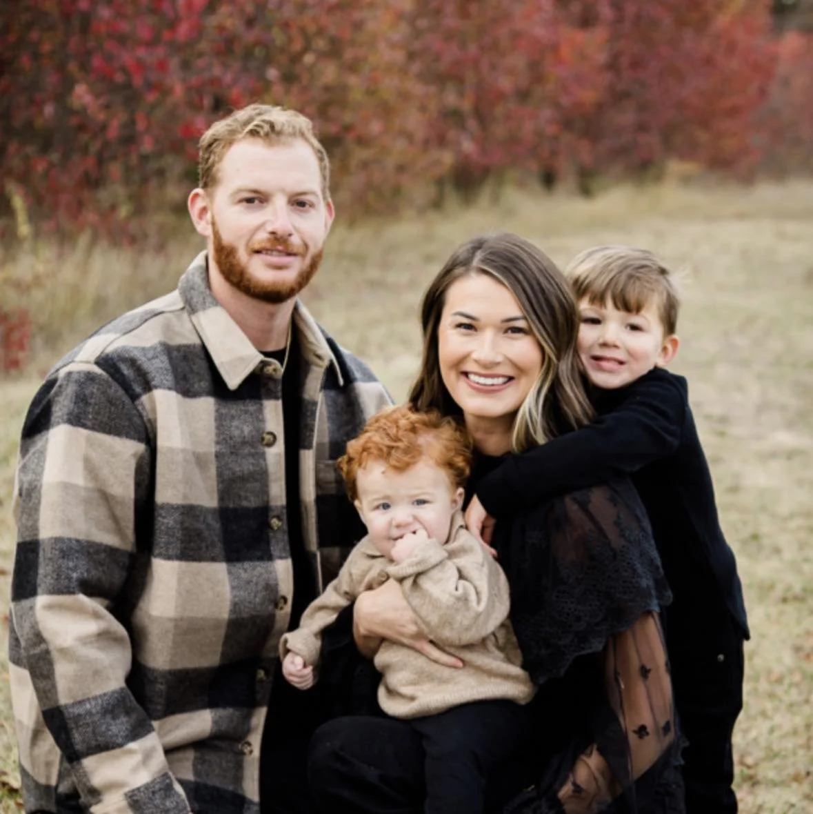 Brittany Kindler and family. Huntertown Town Council candidate.