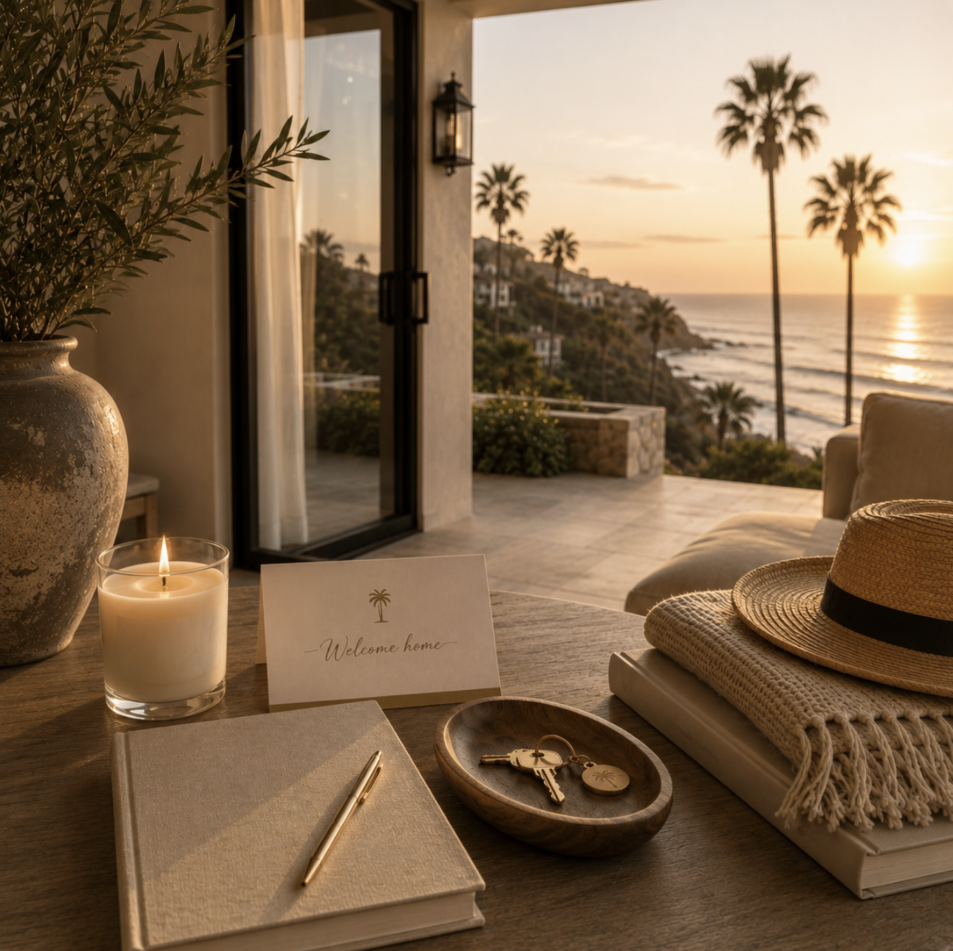Home prepared beautifully for homeowner arrival