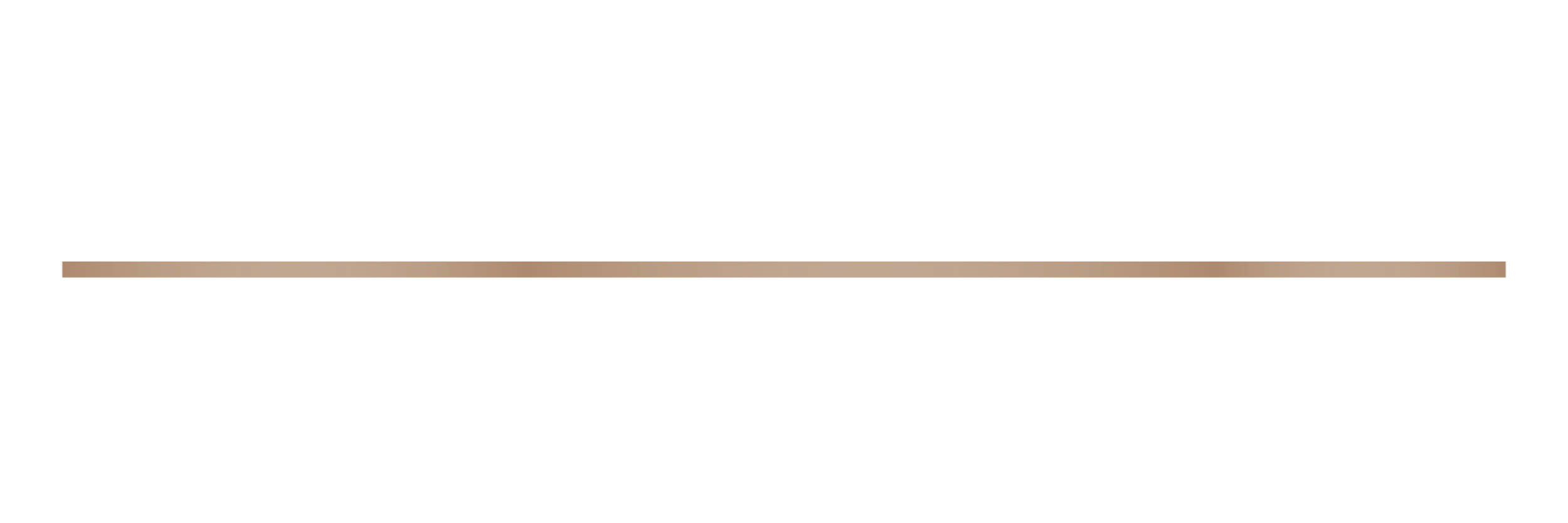 A black background with a light brown horizontal line in the middle.
