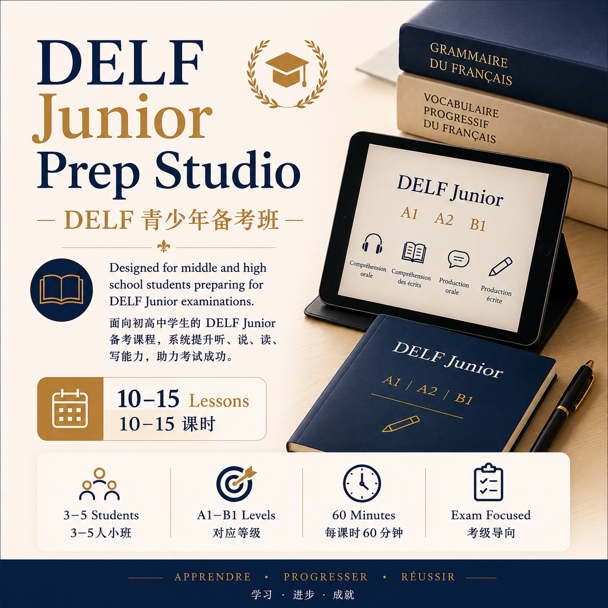 DELF Junior Exam Prep  DELF 青少年备考班