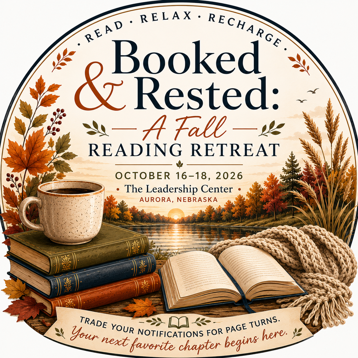 Booked & Rested: Fall Reading Retreat