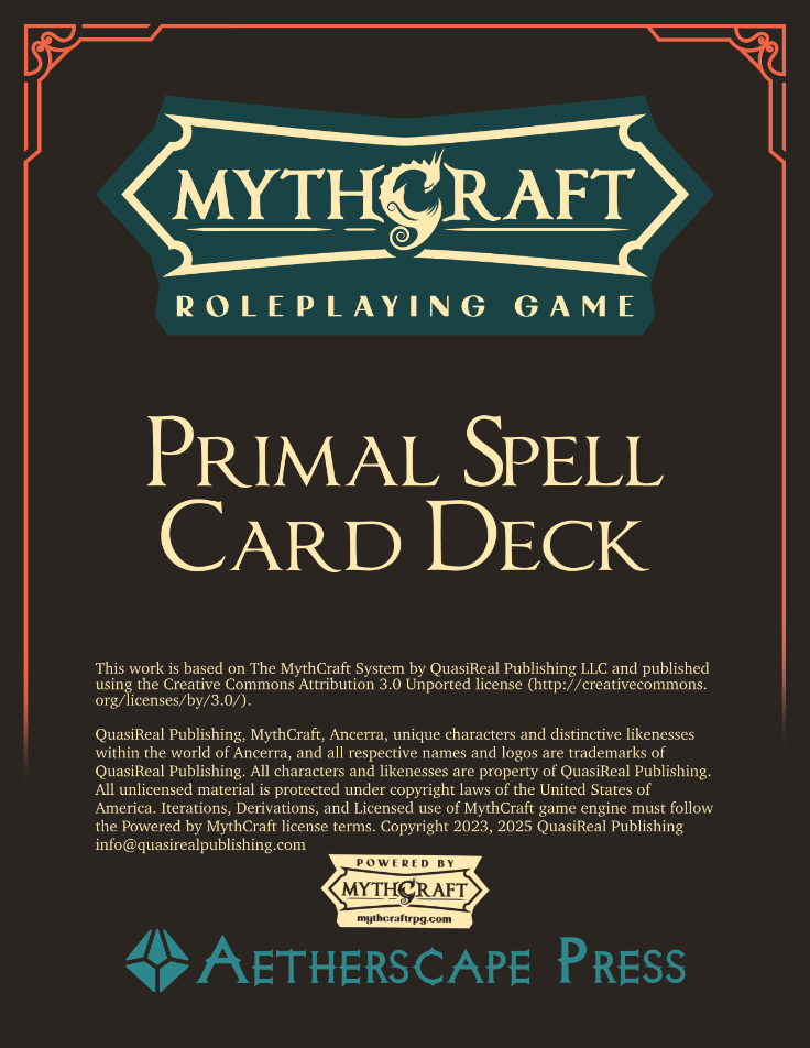Primal Spell Card Deck