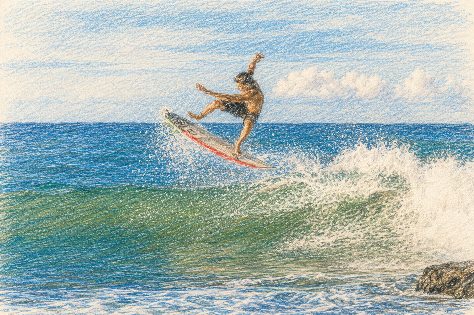15 min drive to South Shore surf breaks, from beginner-friendly waves to more experienced spots around Poʻipū and Kōloa.