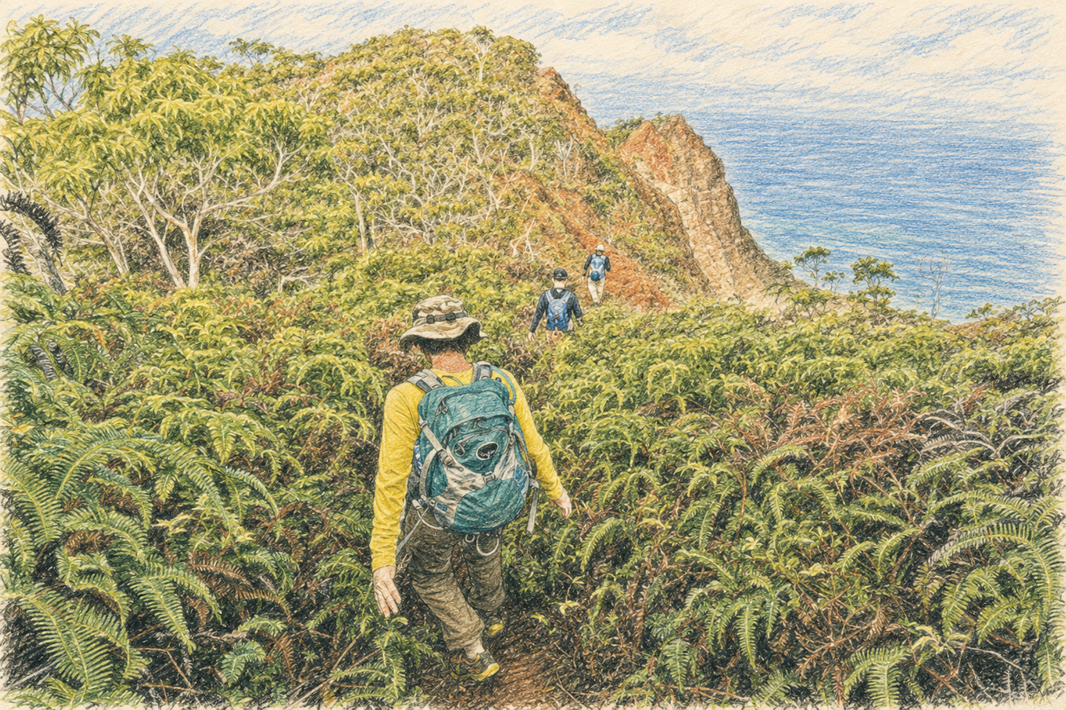 Hiking in Kōkeʻe State Park