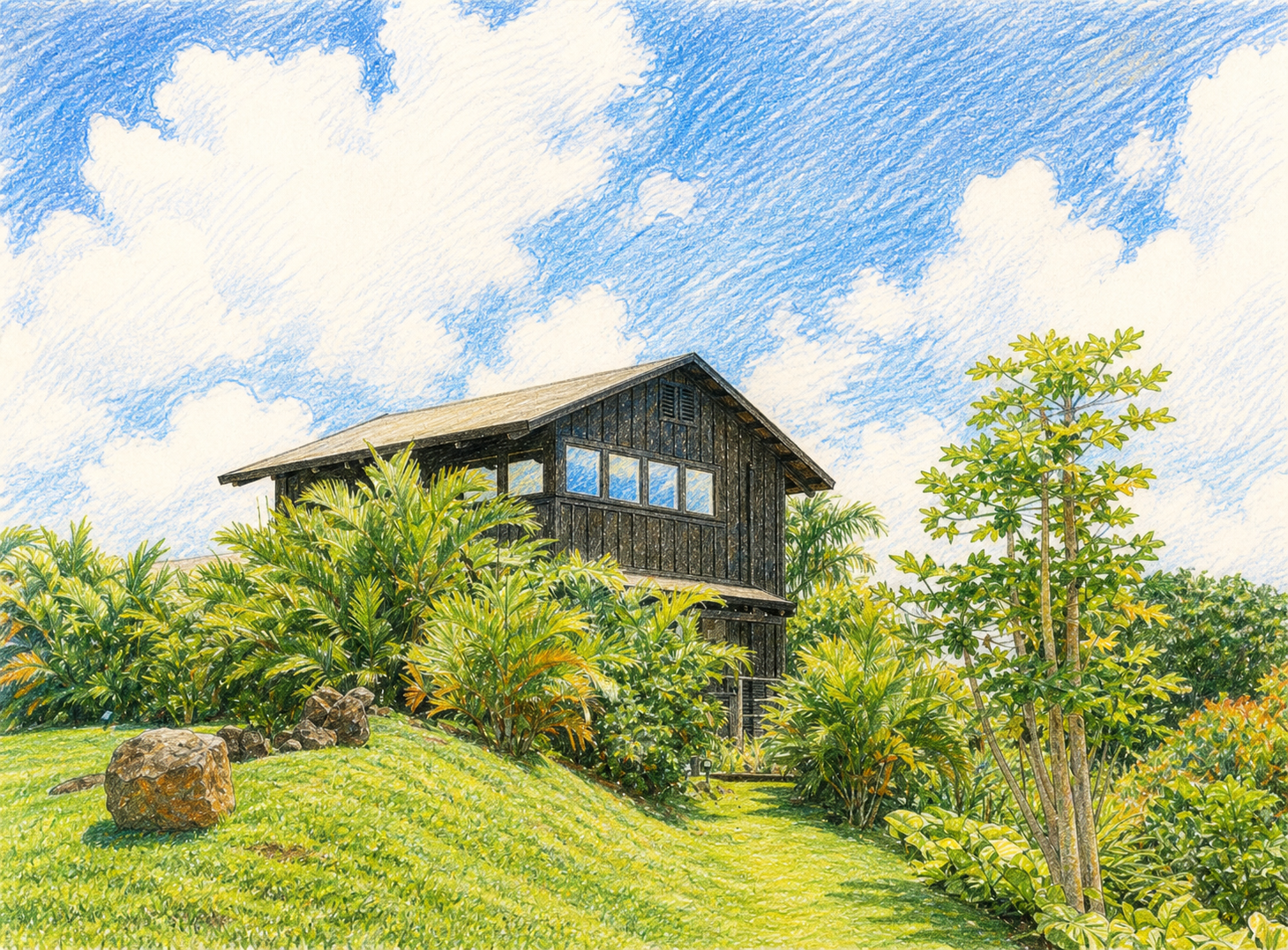 Lawai, long stay rental, tropical long rental