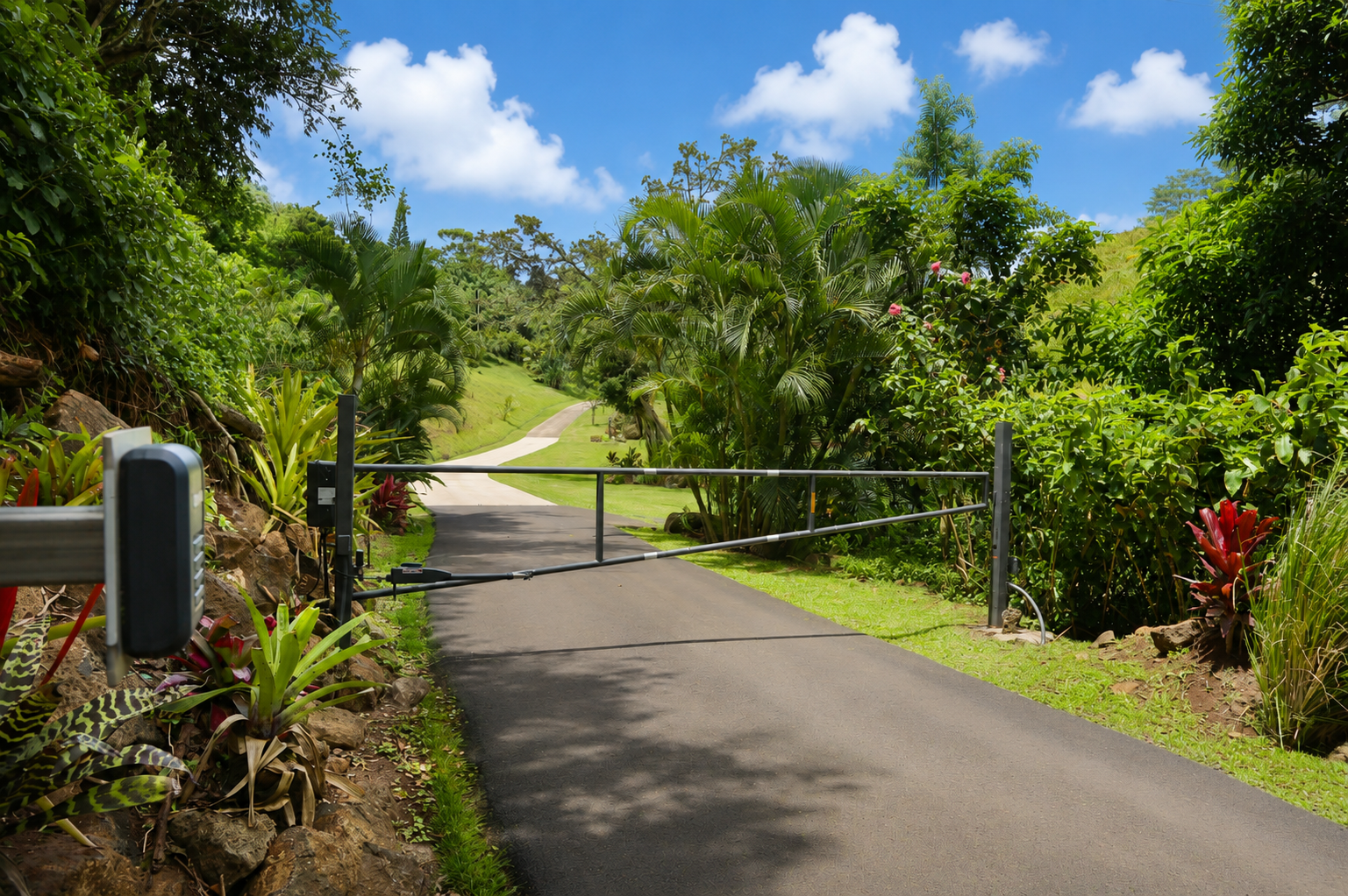 Gated entrance