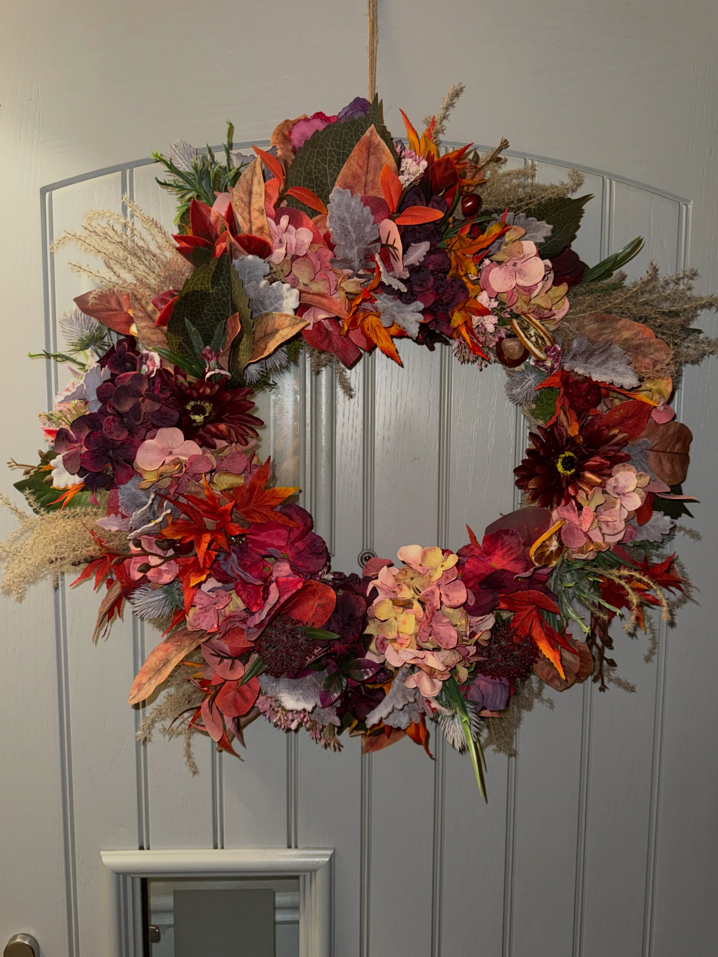 &ldquo;Orange Blossom.&rdquo; Wreath 🍂🍁🧡✨

#lizziebloom #dublinflorist #autumnwreath #autumnvibes #wreath