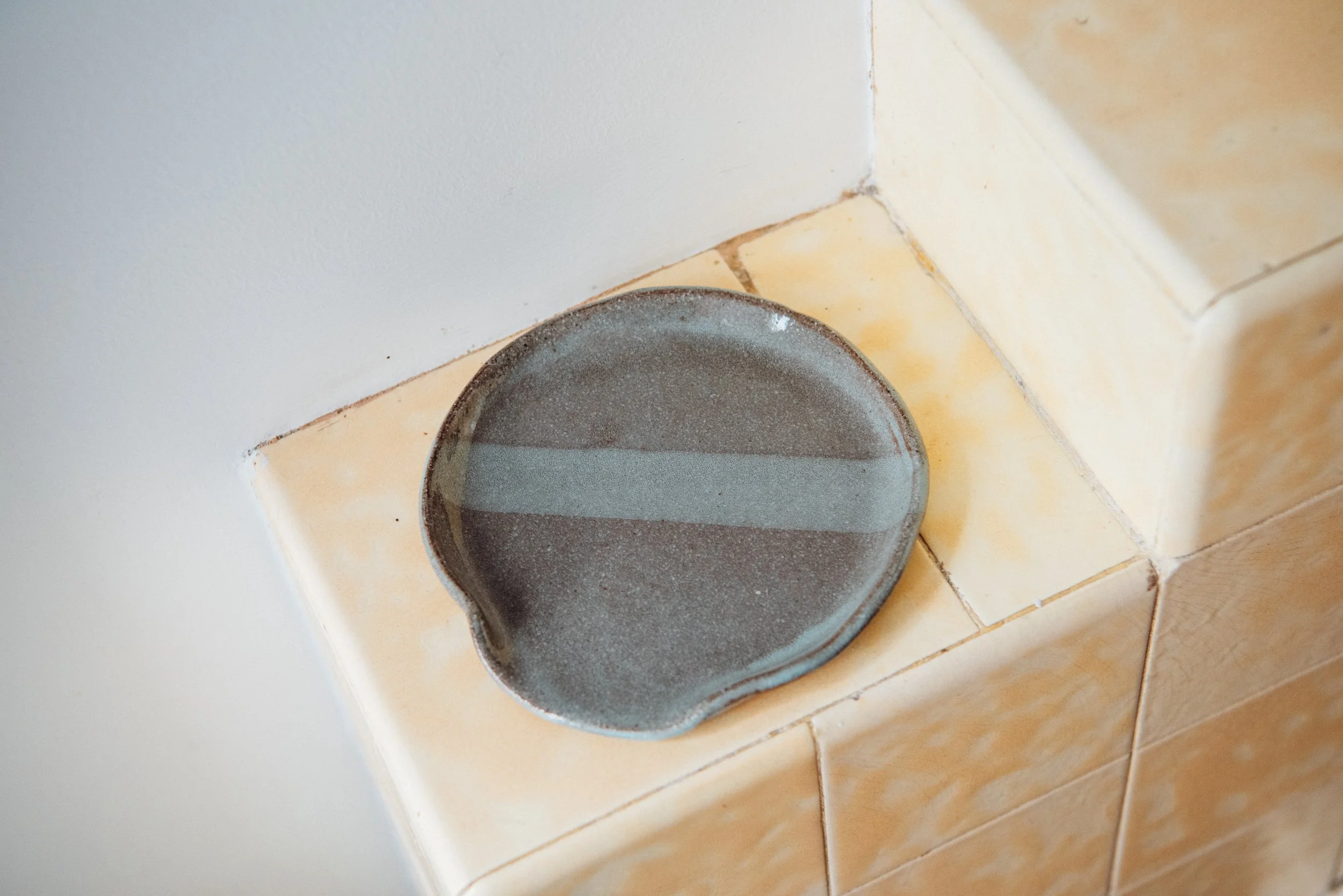 Handmade Spoon Rest in Sea Spray
