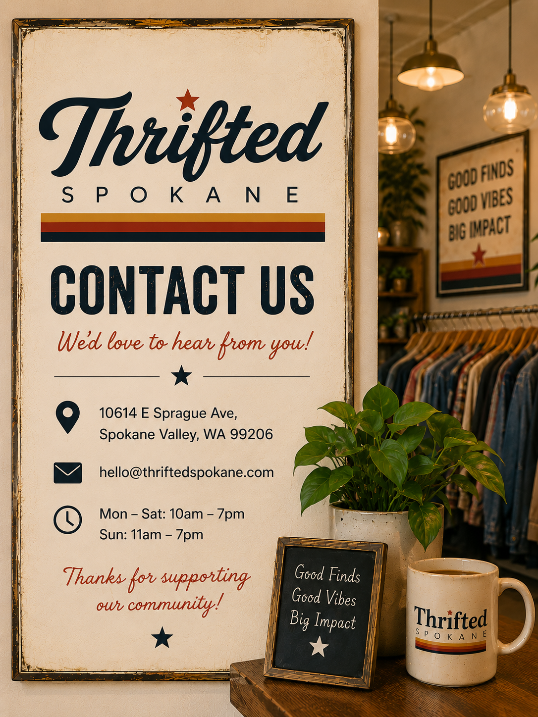 Thrifted Spokane | Vintage Finds, Donations & Community Impact