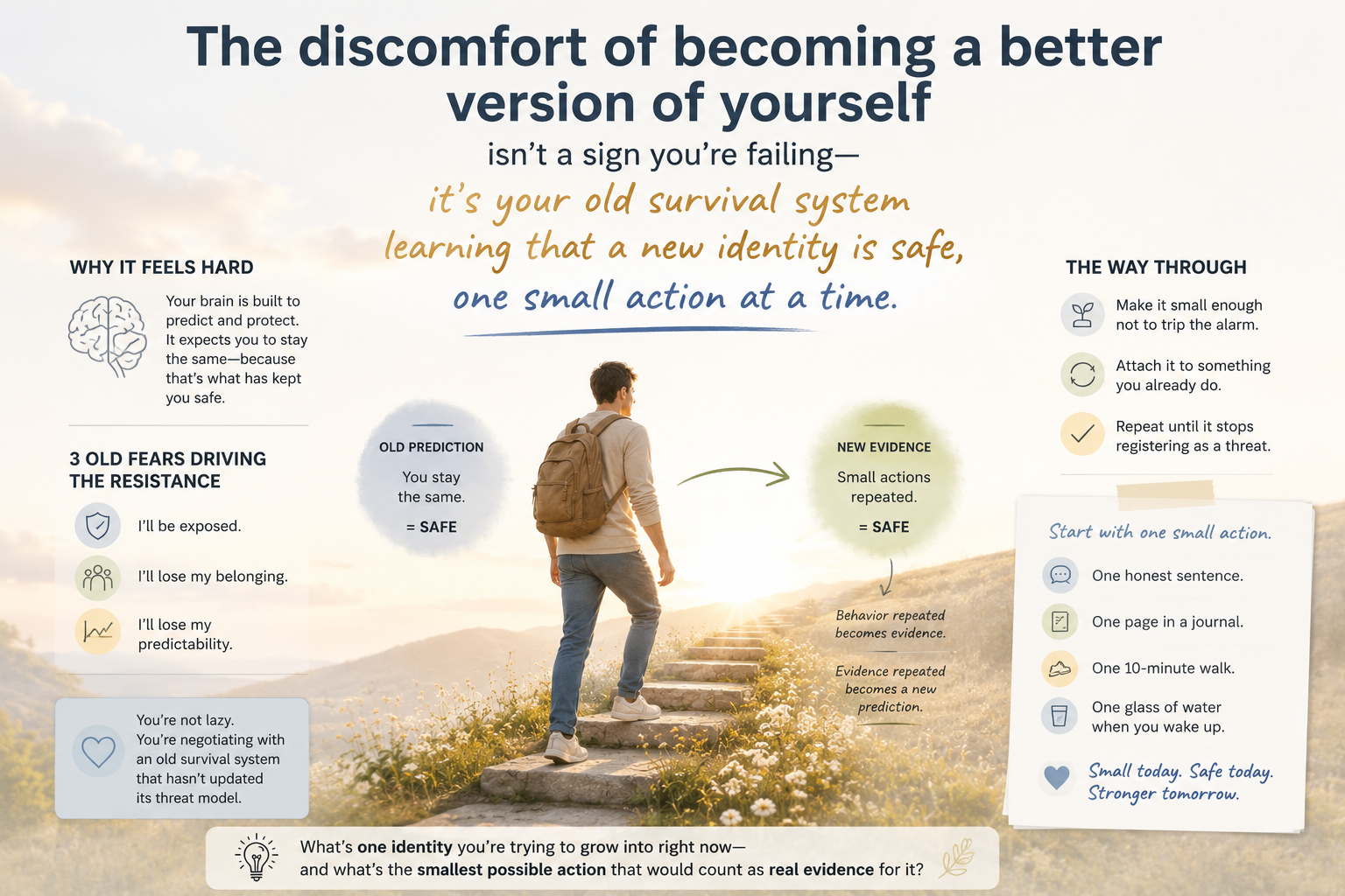 Your Brain Thinks Becoming a Better Version of You Might Kill You