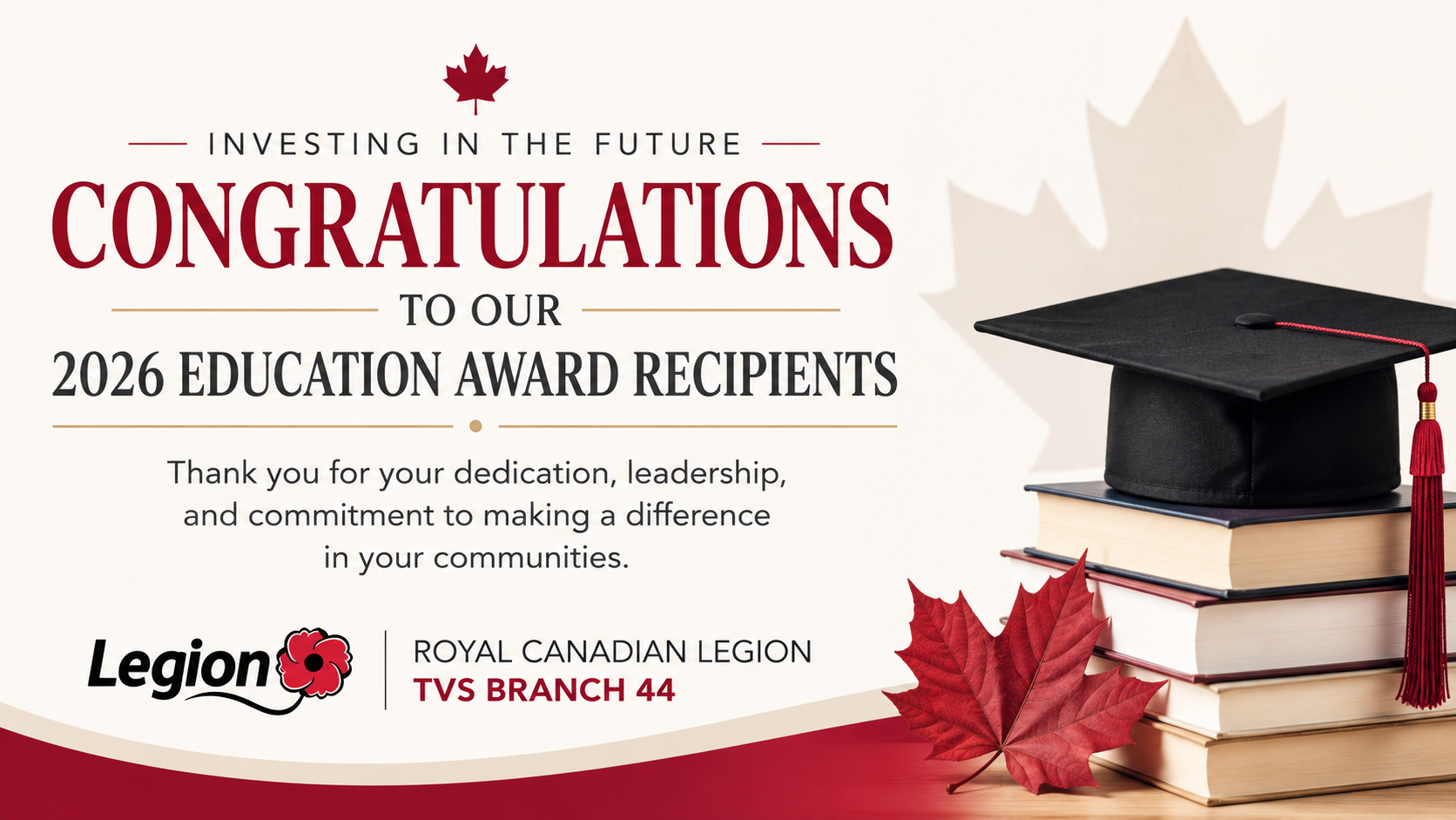 Investing in the Future: Congratulations to Our 2026 Award Recipients