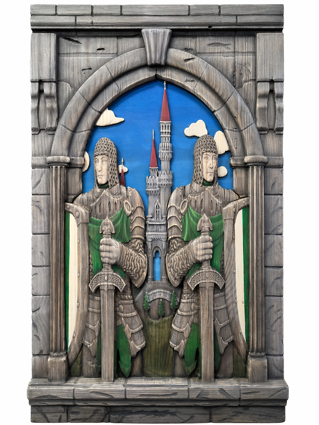 Custom Carved Kingdom Knights