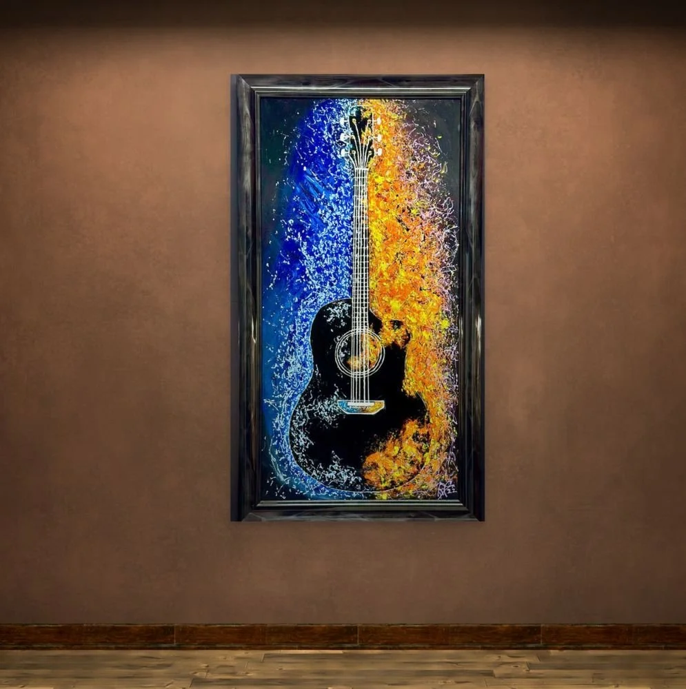Flaming Guitar