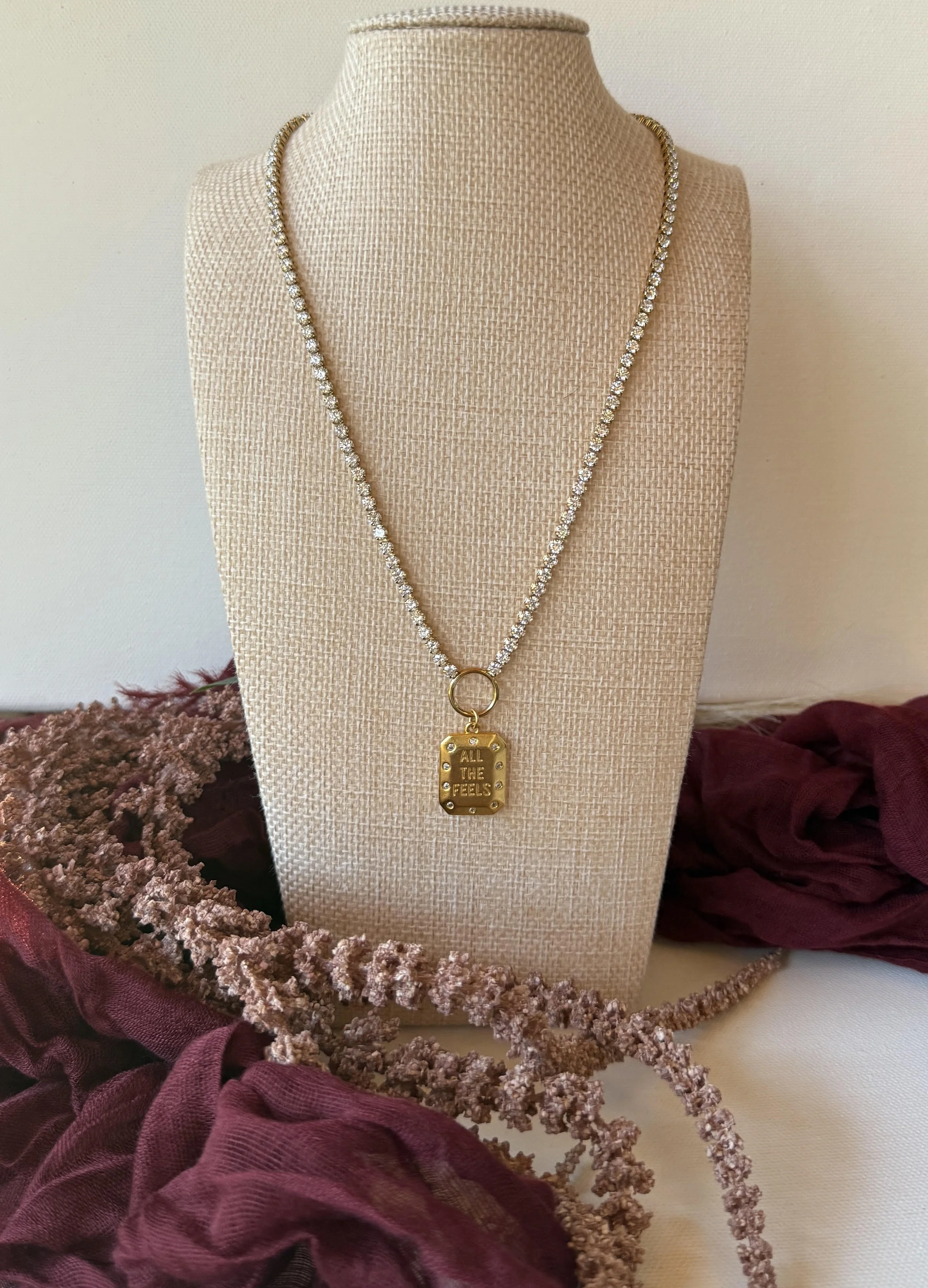 All the Feels Tennis Necklace