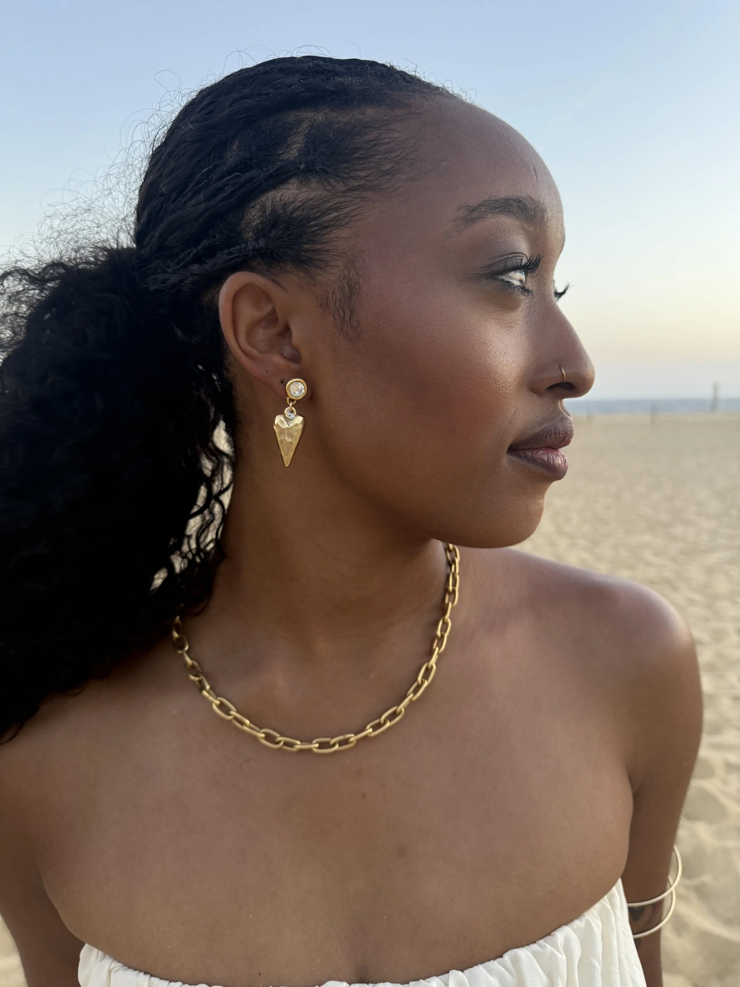 Gold Chain Link Necklace