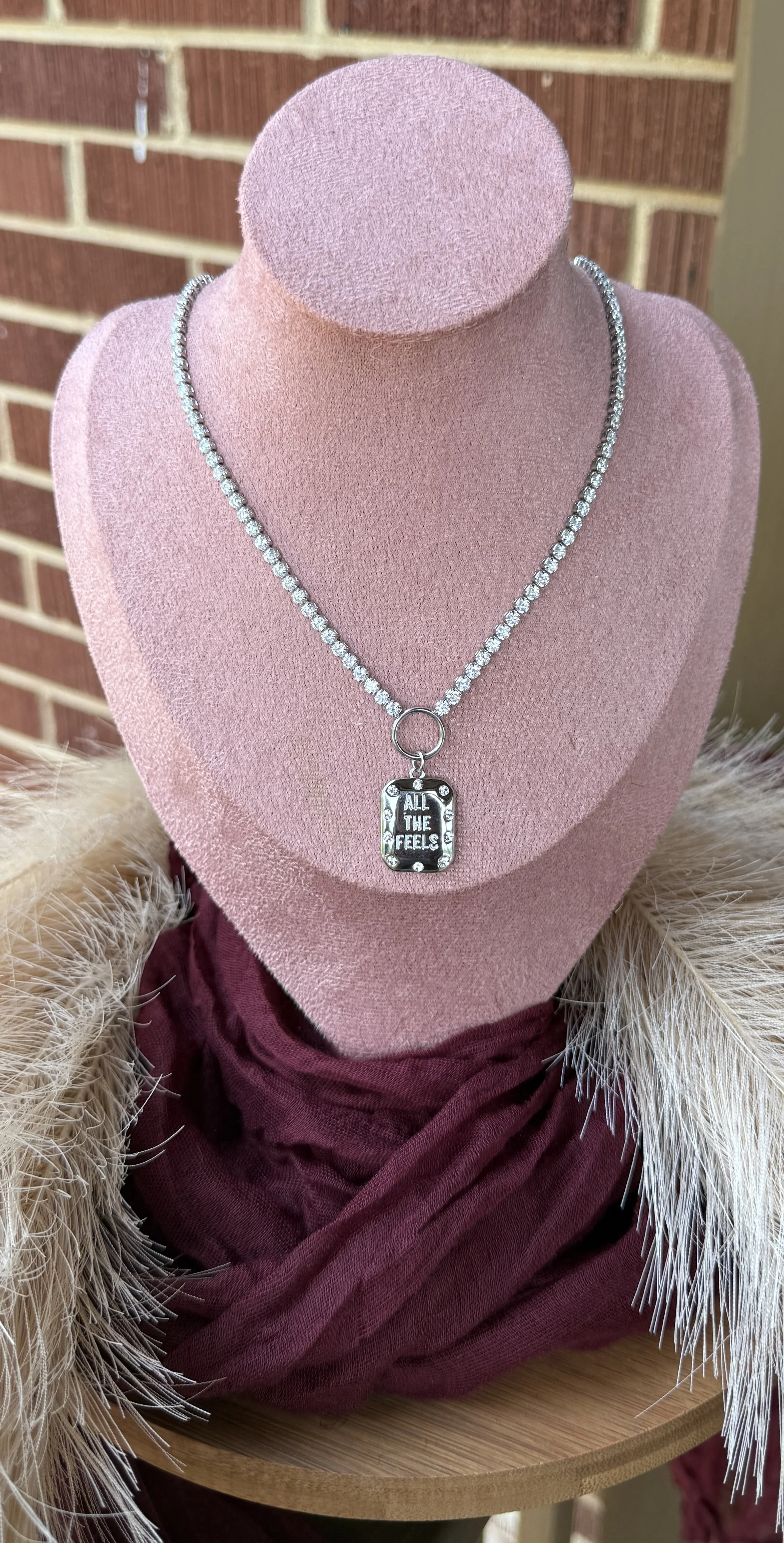 All The Feels Necklace- Silver