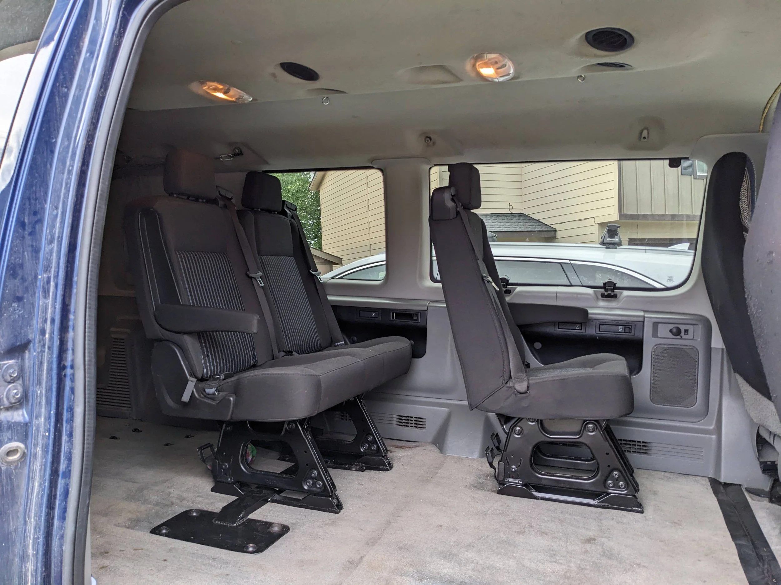 Transit Seat Retrofit Brackets for Ford Econoline/E-Series Vans