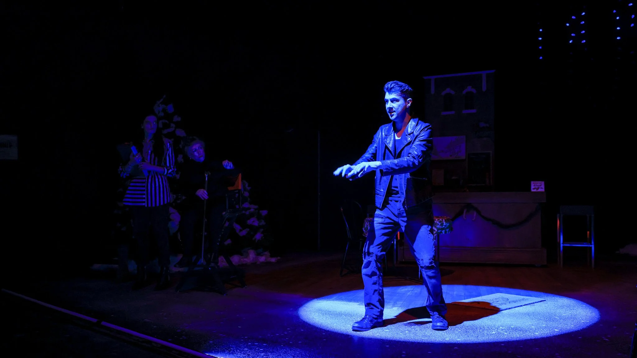 Wase Chisel in Take Two for Christmas, photos by Josh Cragun