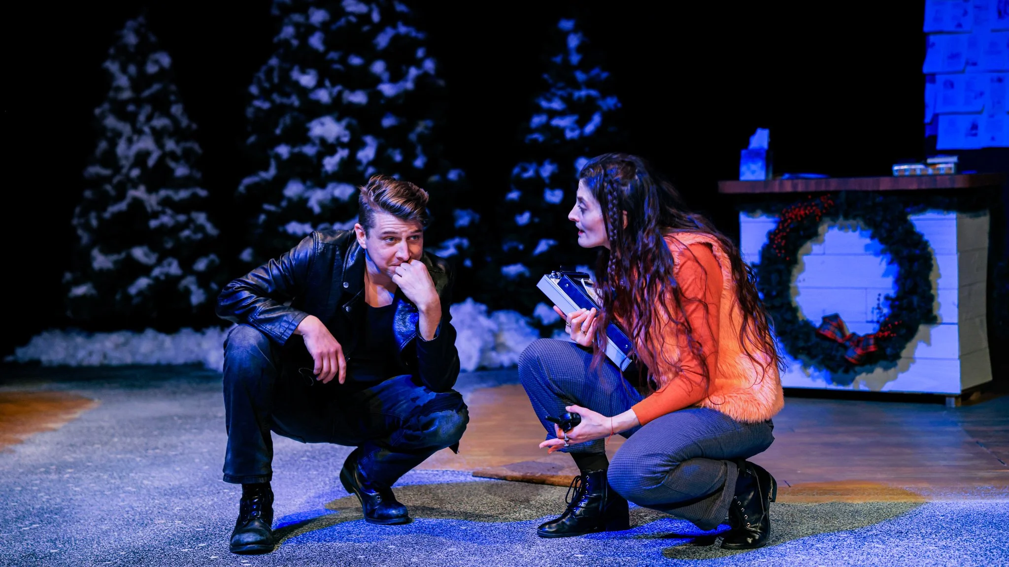 Wase Chisel in Take Two for Christmas, photos by Josh Cragun