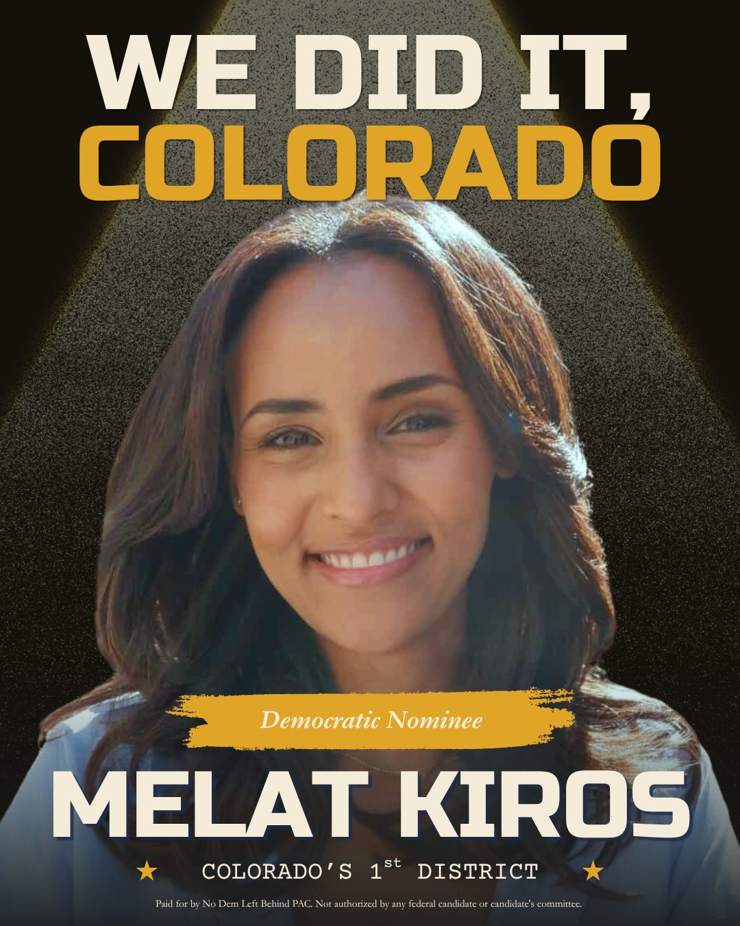 No One Left Behind PAC Congratulates Melat Kiros on Historic Colorado Primary Victory