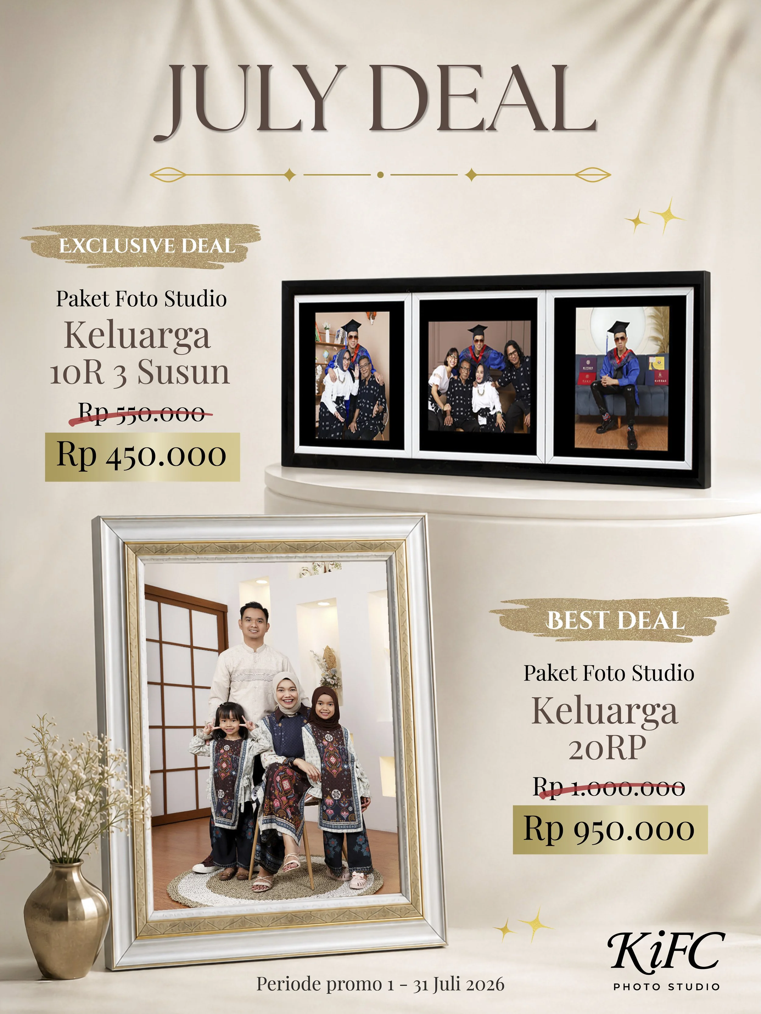 July Deal: Promo Foto Keluarga✨ 