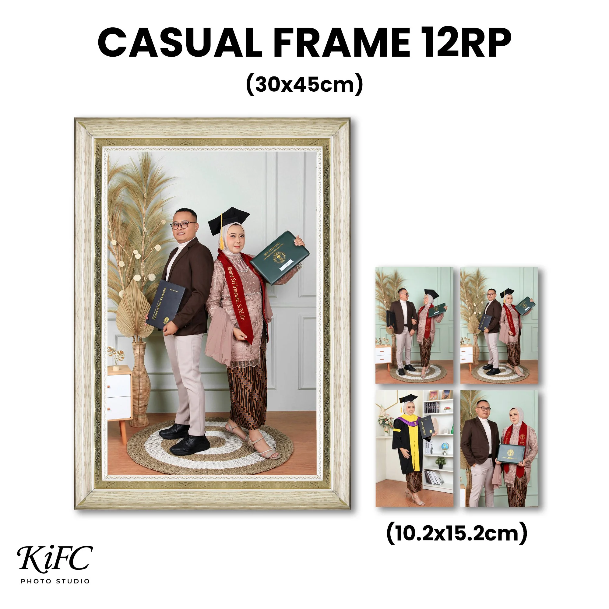 Foto Studio Casual Frame 12RP - IDR 350.000