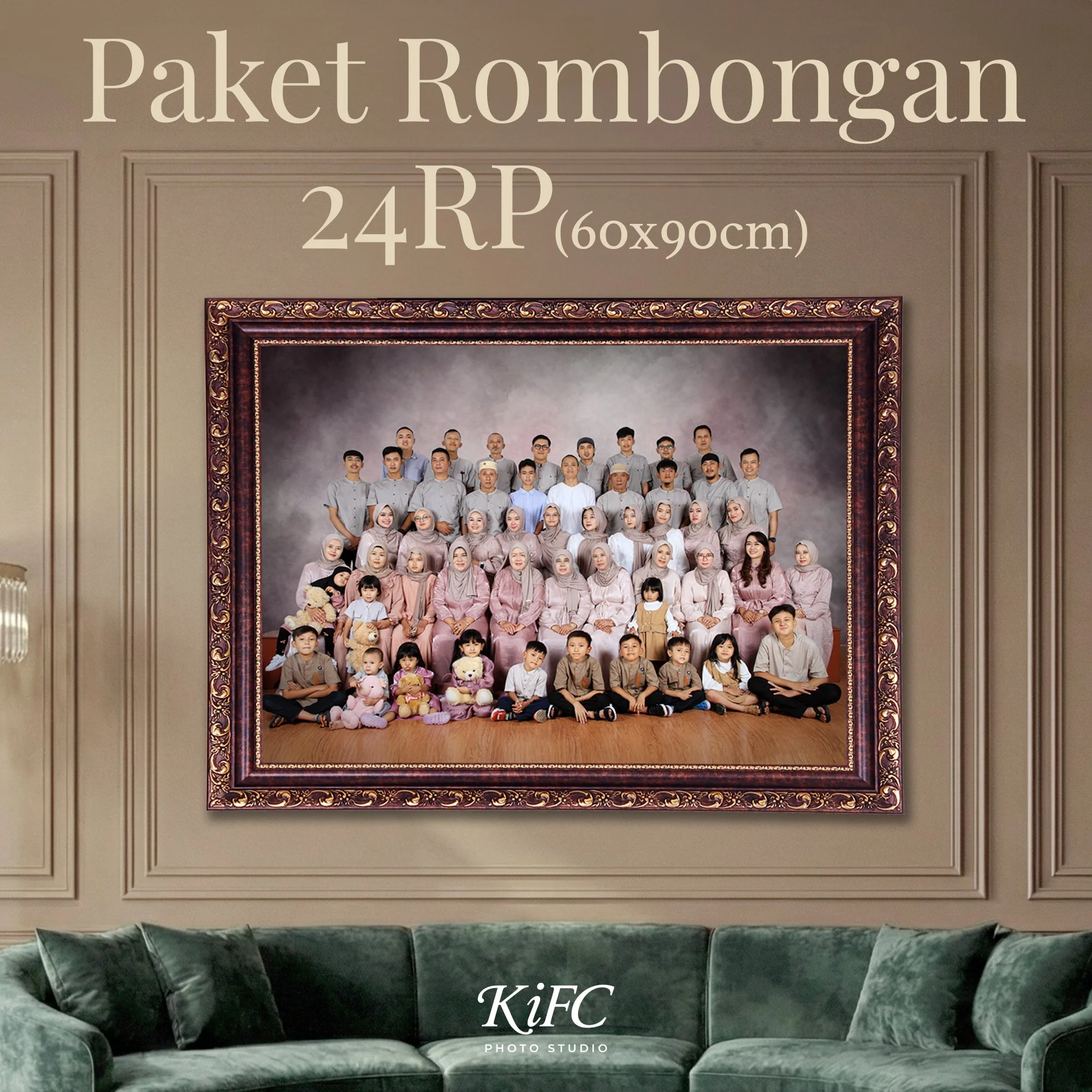 Foto Studio Family Rombongan 24RP — IDR 1.350.000