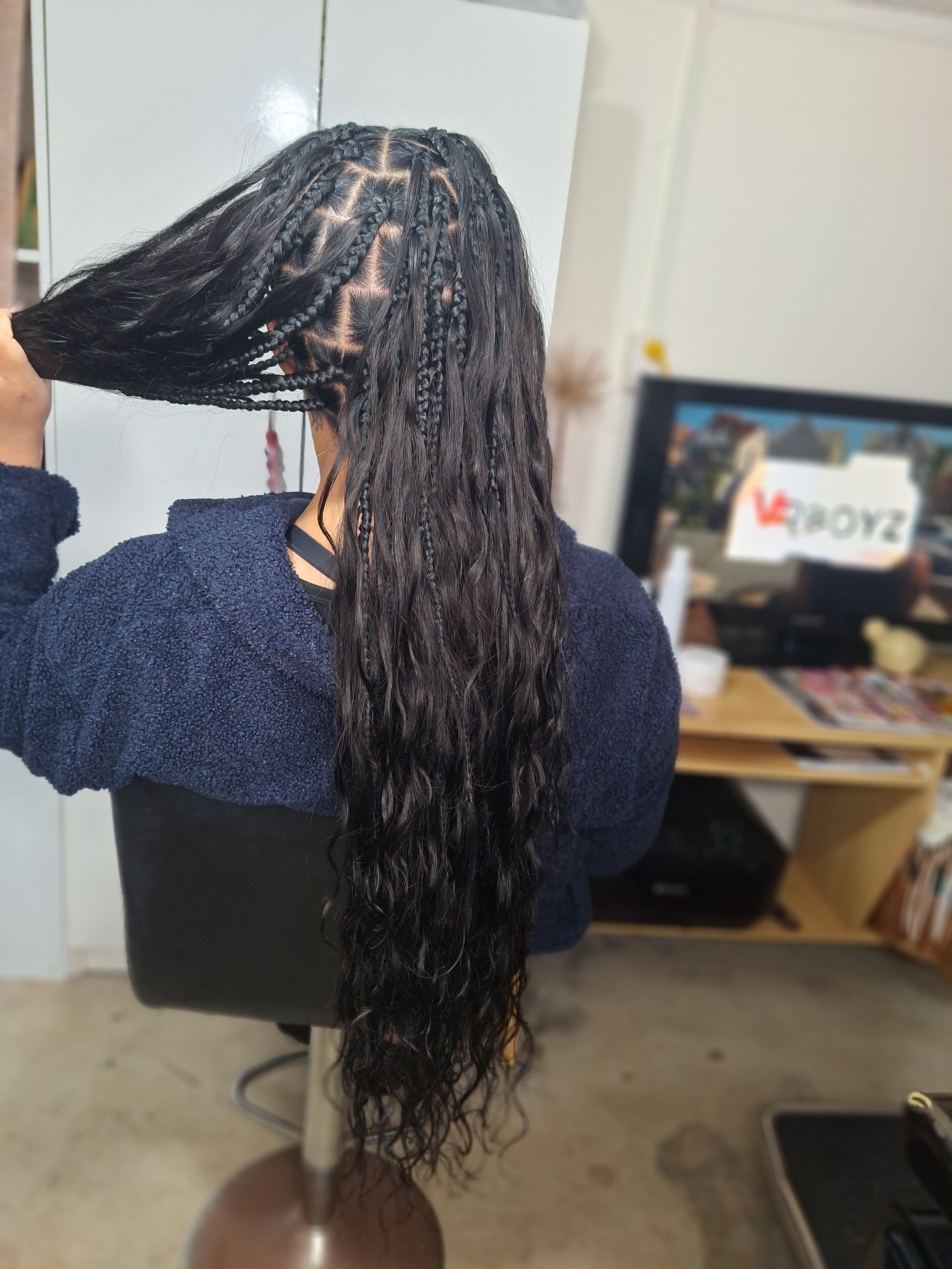 Large Boho/Goddess Braids (Custom Human Hair)