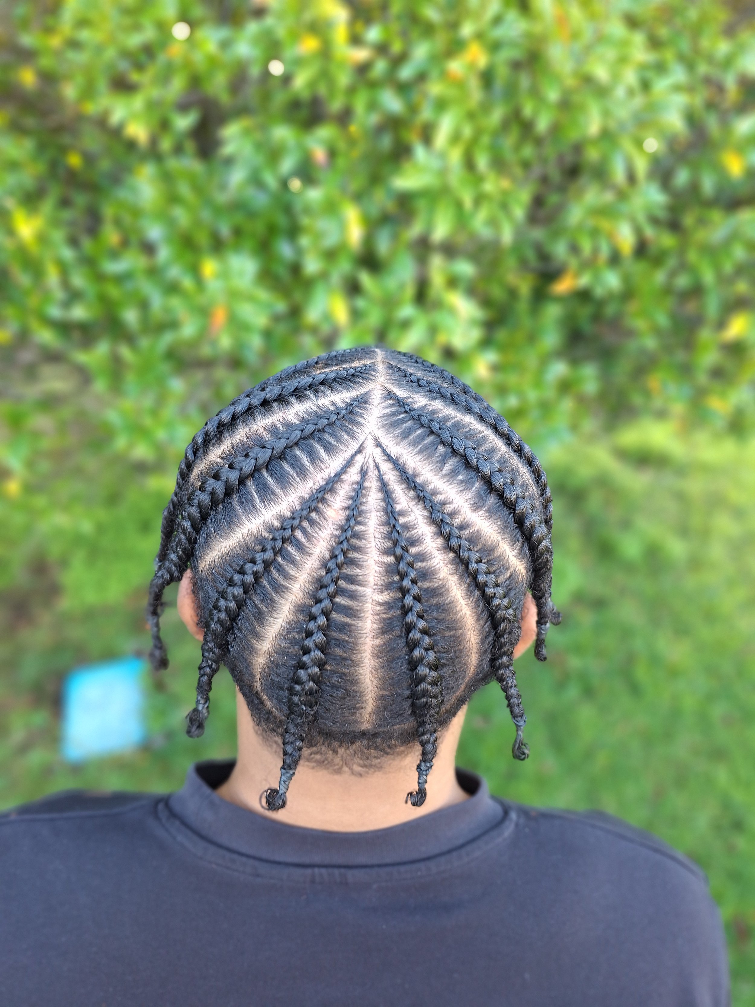 10 Side Stitch Cornrows