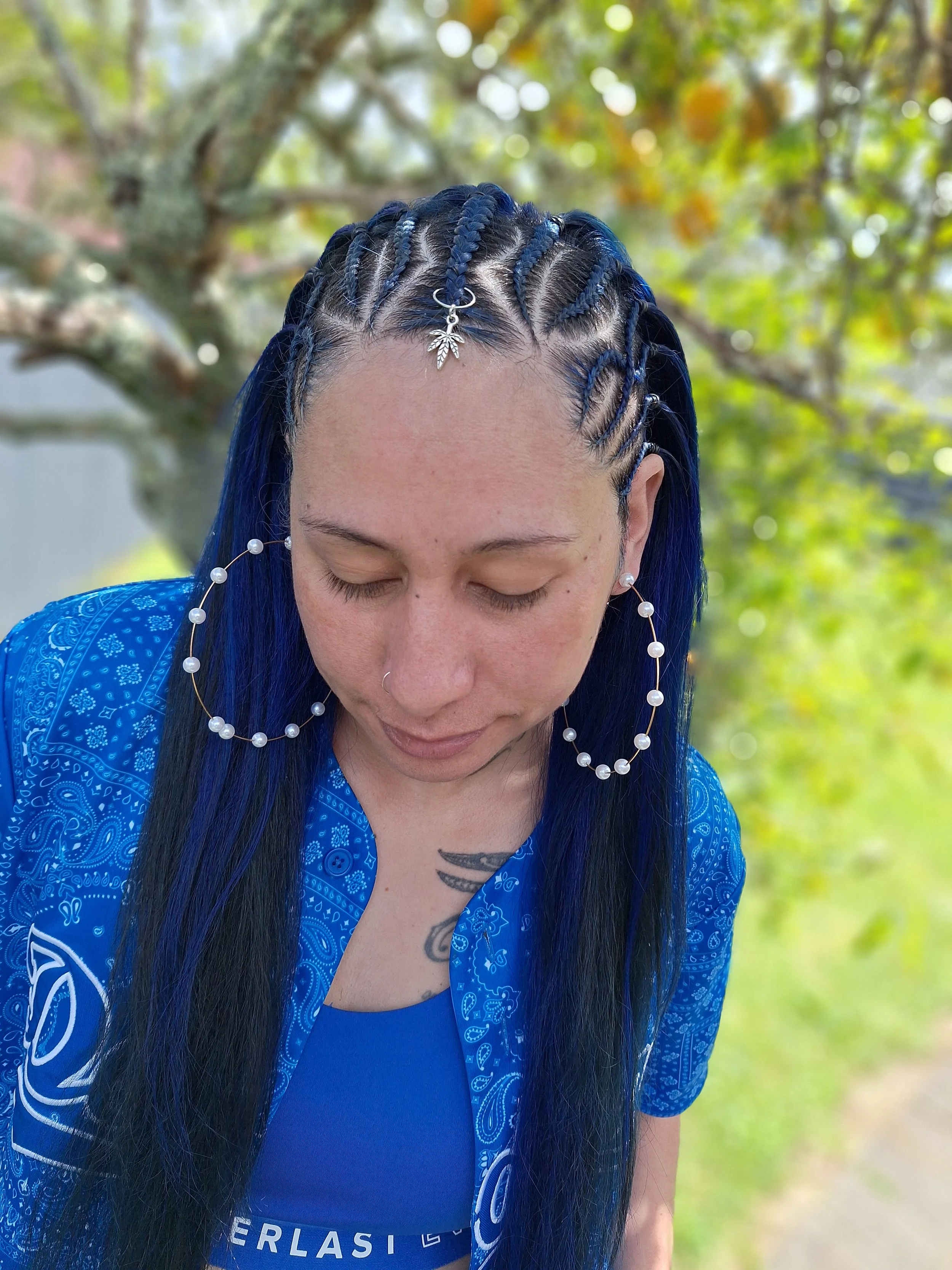 Front Stitch Cornrows