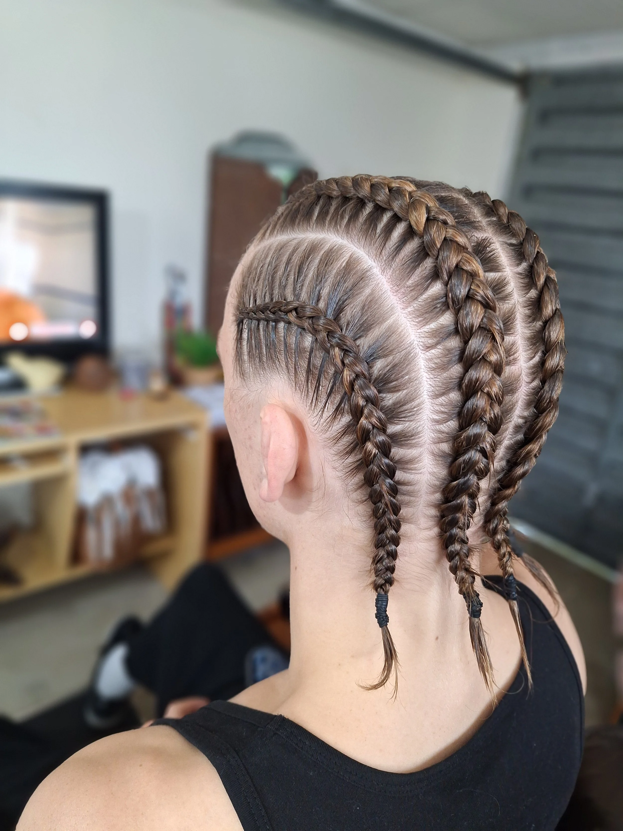 4 Stitch Cornrows