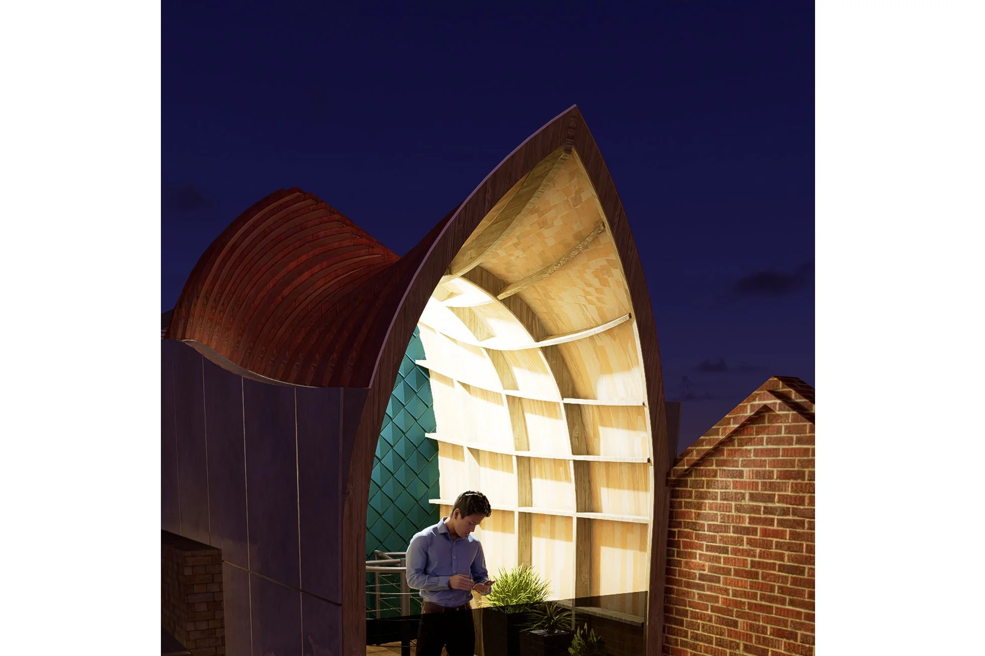 An image of the Float House.