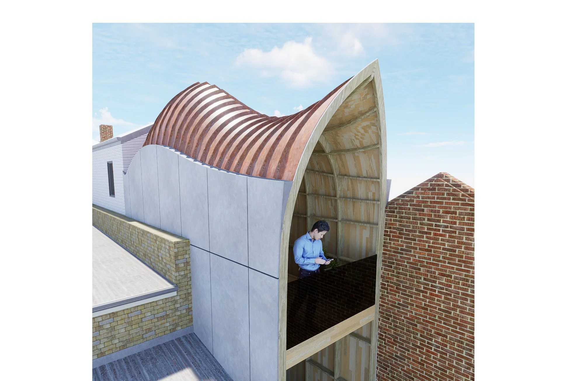 An image of The Float House.