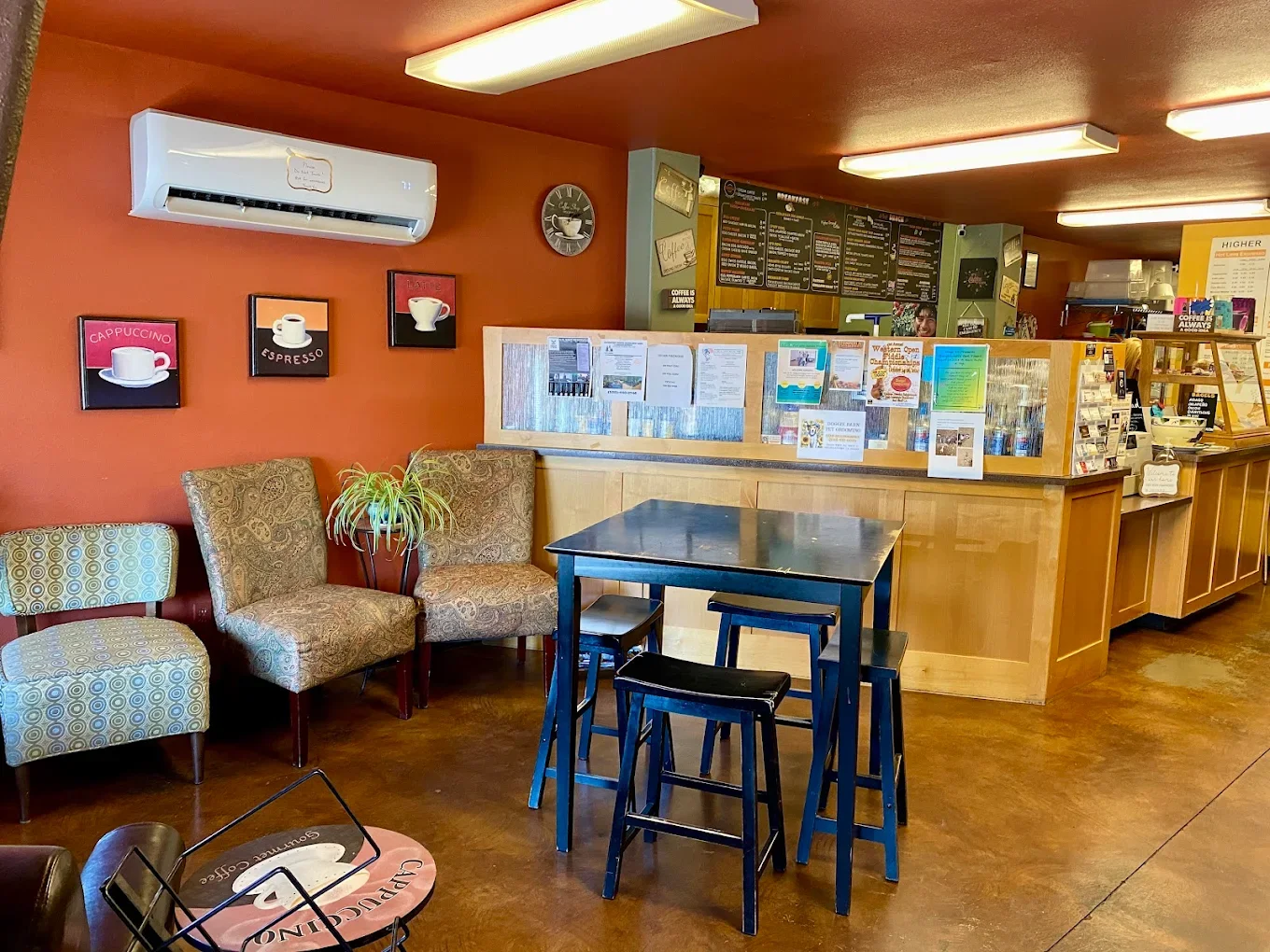 Higher Ground Coffee interior
