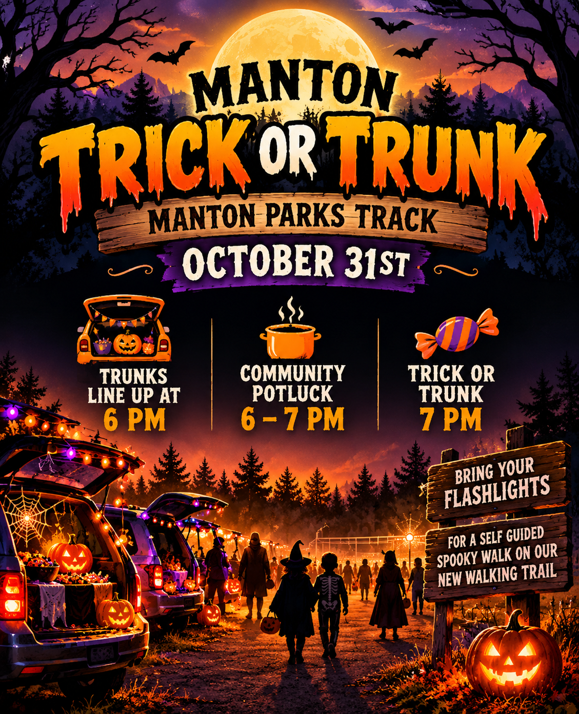 Manton Parks Trick or Trunk flyer