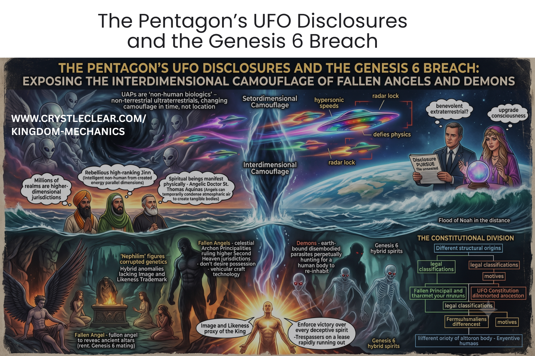 #7 - The Pentagon’s UFO Disclosures and the Genesis 6 Breach