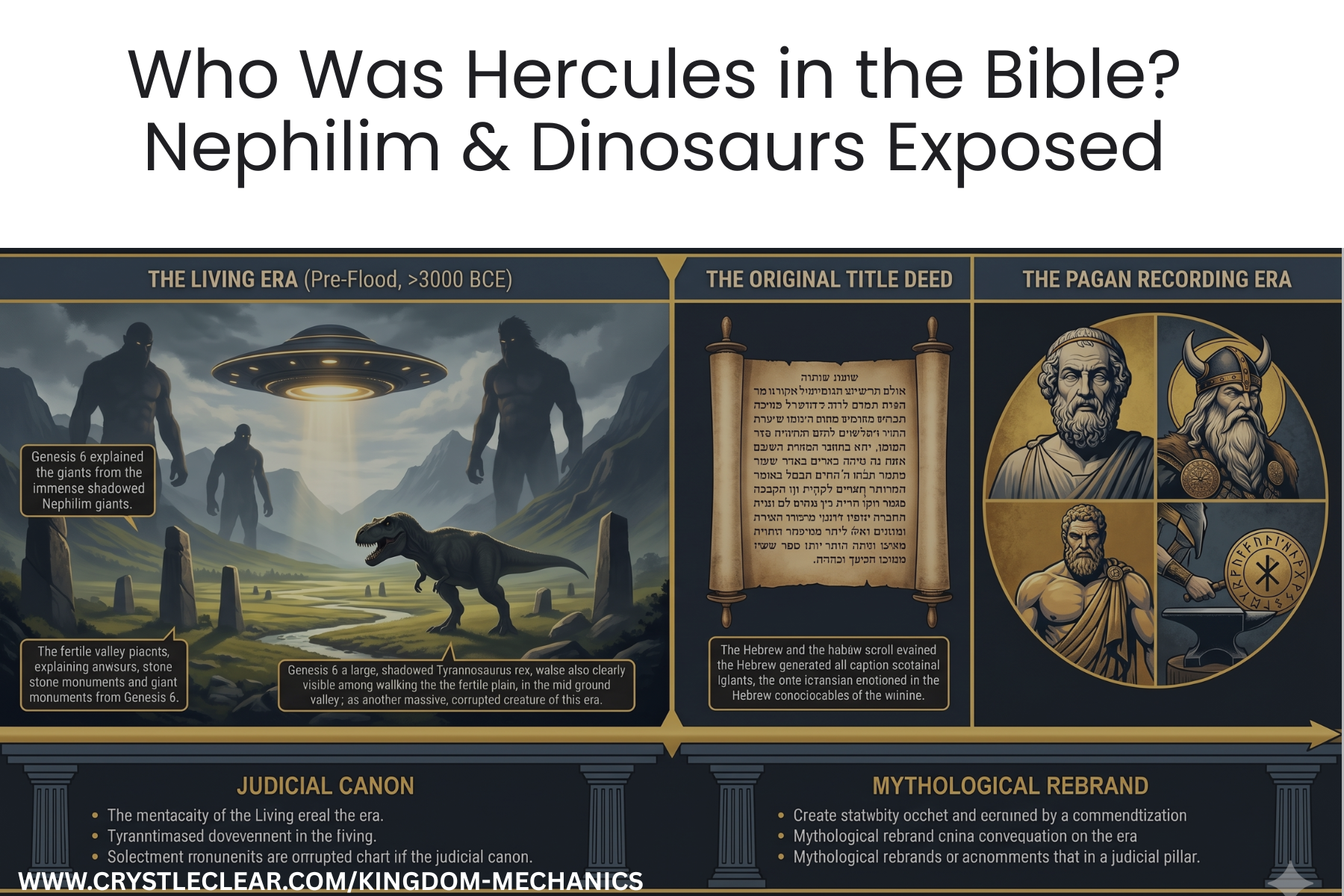 #11 - Who Was Hercules in the Bible? Nephilim &amp; Dinosaurs Exposed