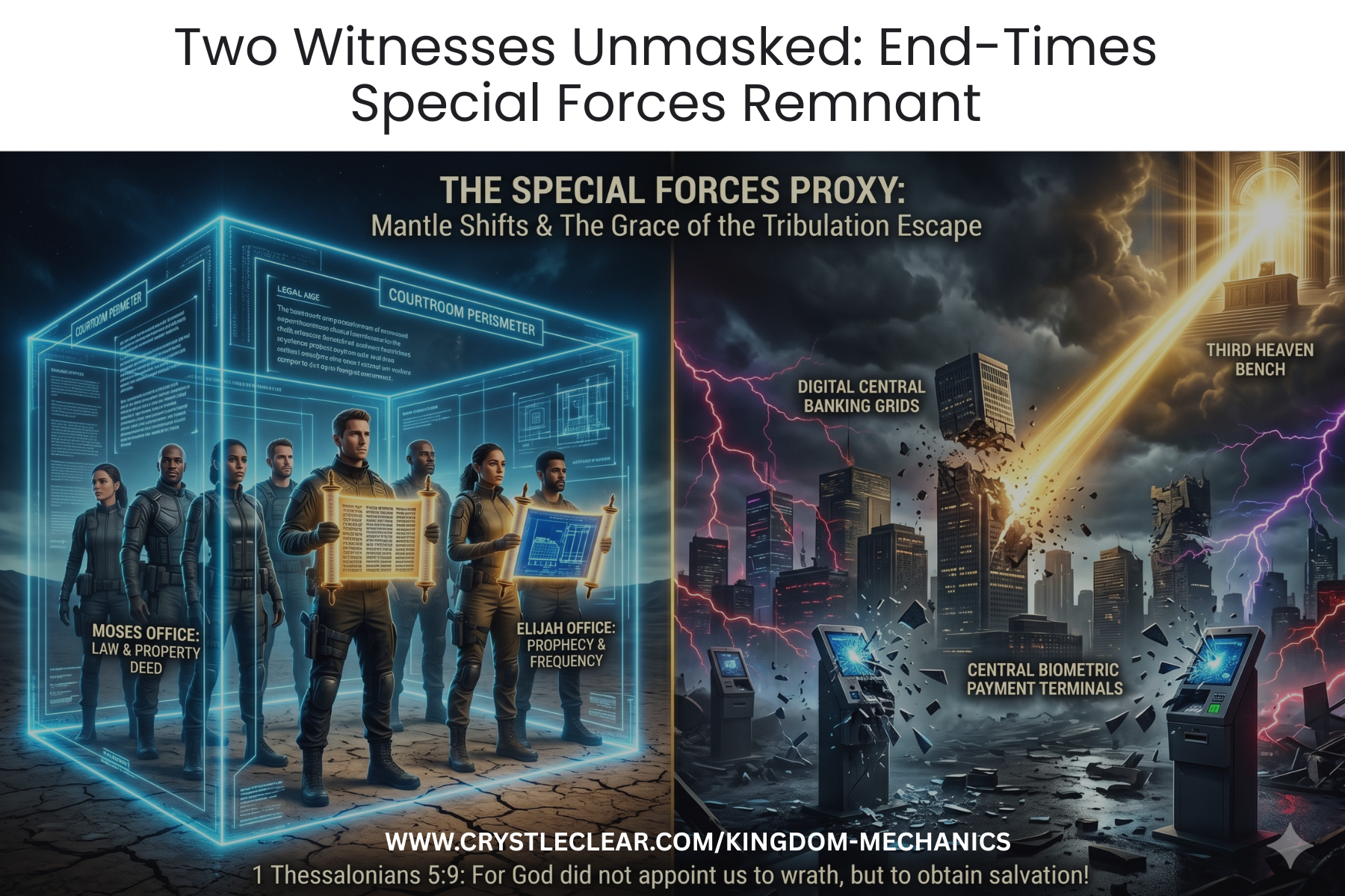 #22 - Two Witnesses Unmasked: End-Times Special Forces Remnant &amp; The Grace of the Tribulation Escape
