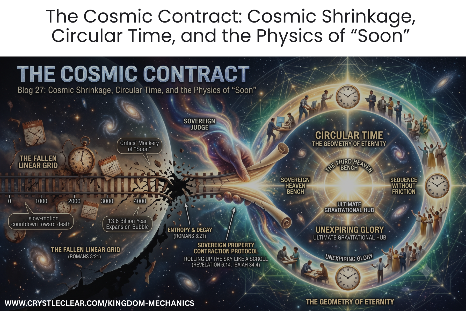 #27 - The Cosmic Contract: Cosmic Shrinkage, Circular Time, and the Physics of “Soon”