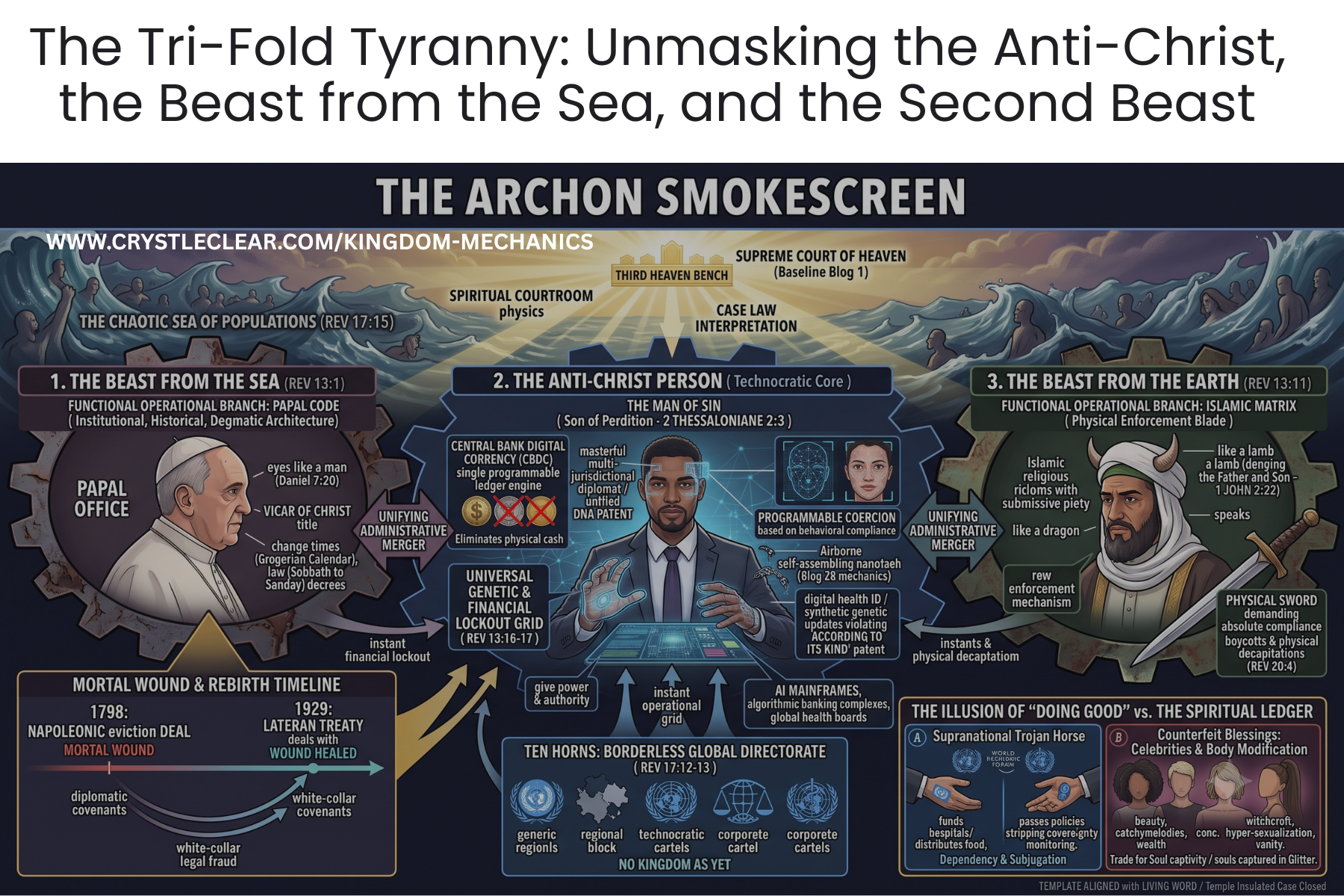 #32 - The Tri-Fold Tyranny: Unmasking the Anti-Christ, the Beast from the Sea, and the Second Beast