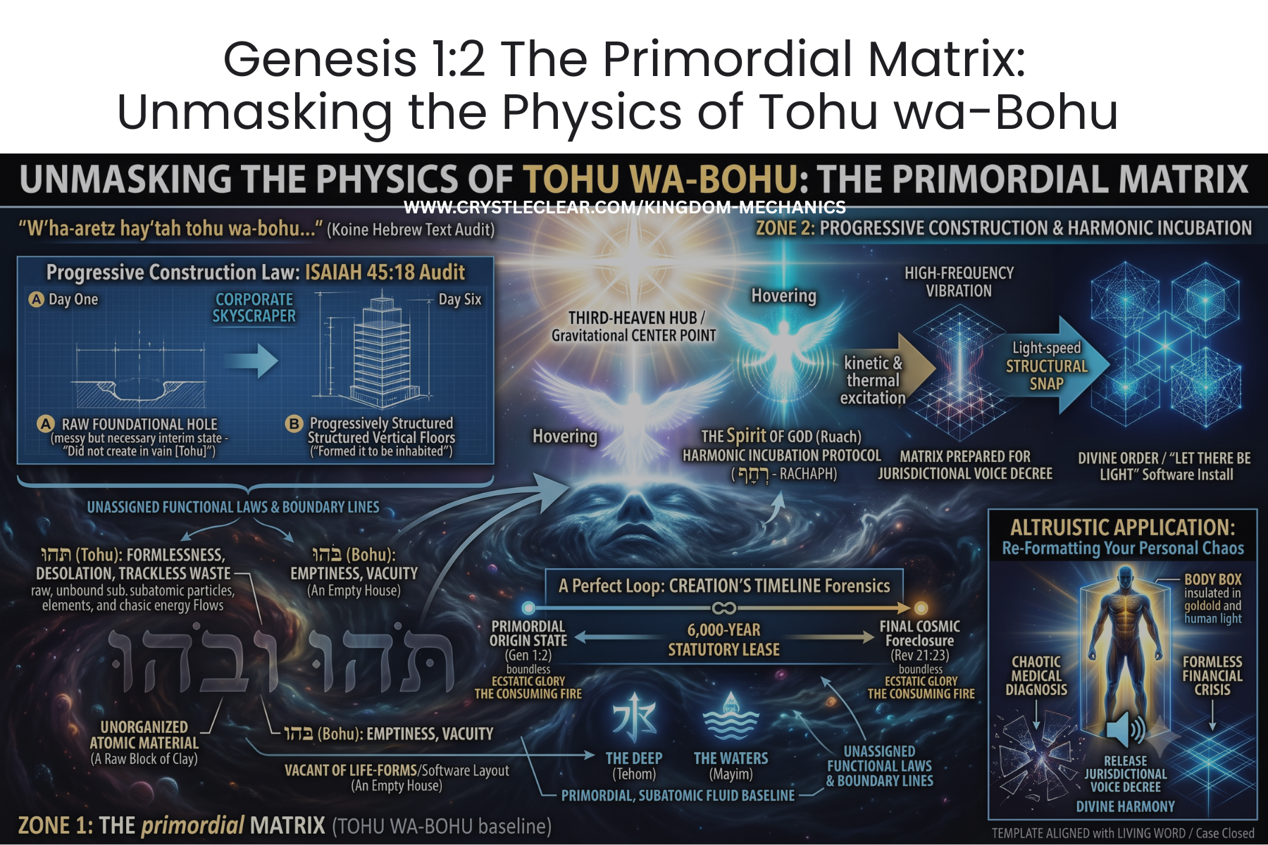 #34 - Genesis 1:2 The Primordial Matrix: Unmasking the Physics of Tohu wa-Bohu 
