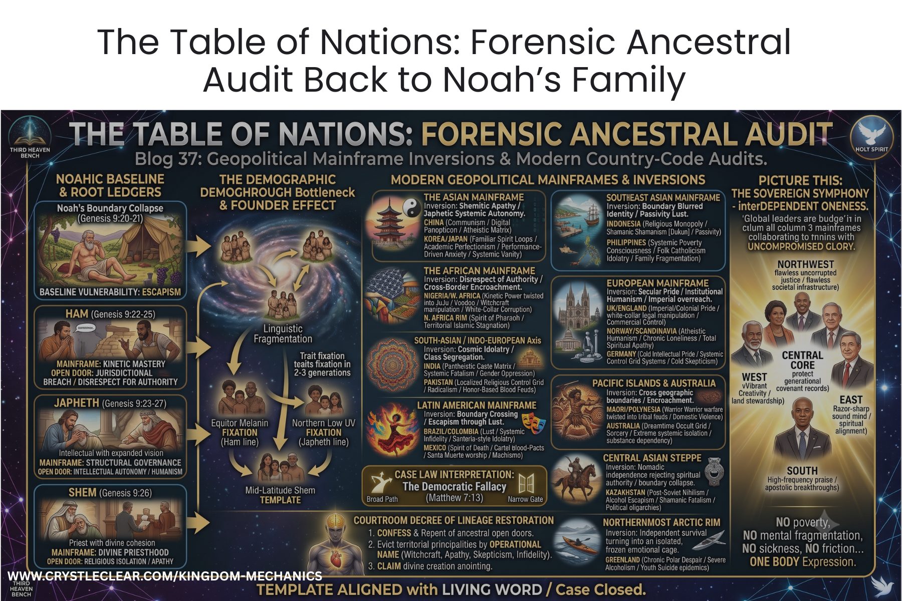 #37 - The Table of Nations: Forensic Ancestral Audit Back to Noah’s Family