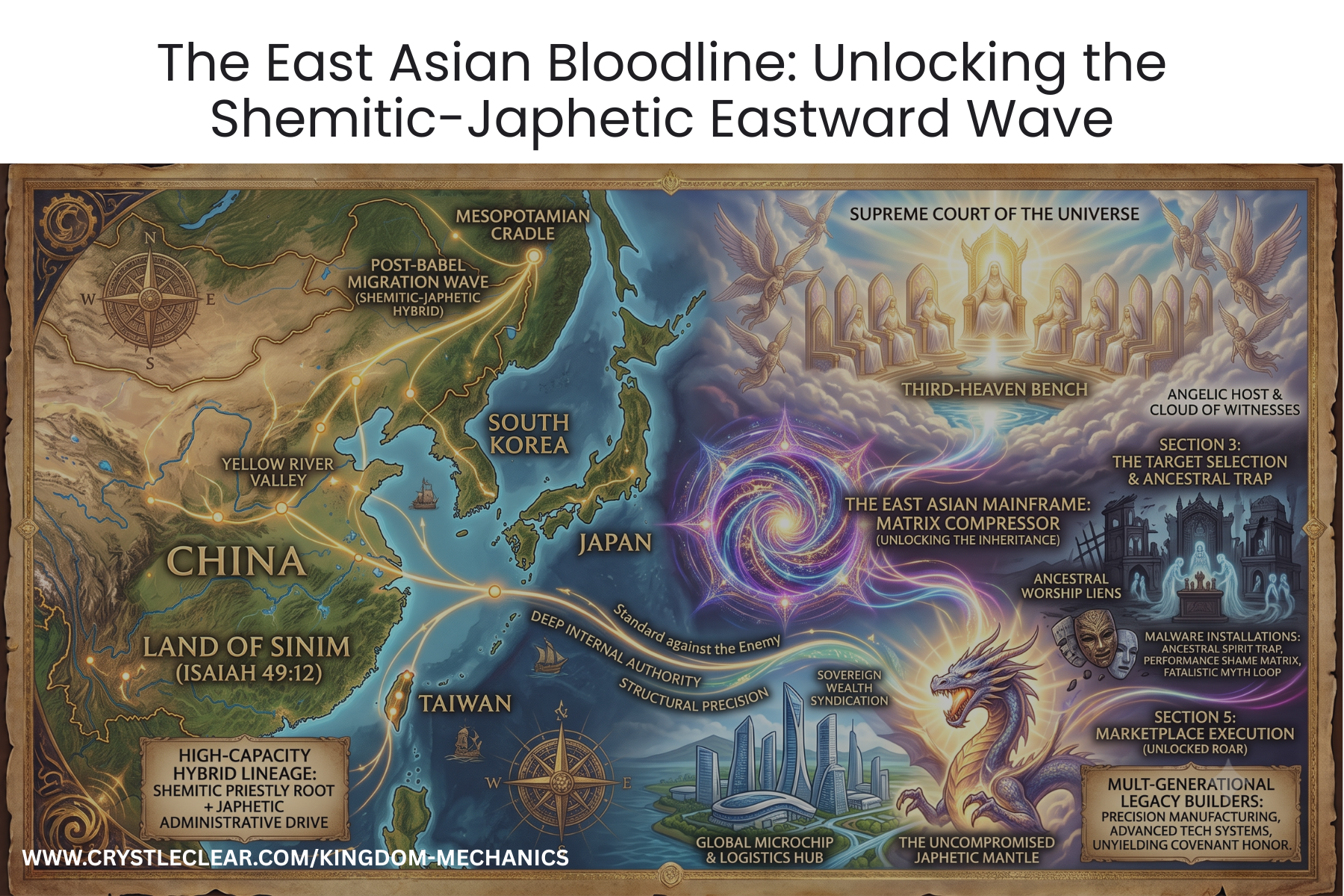 #42 - The East Asian Bloodline: Unlocking the Shemitic-Japhetic Eastward Wave