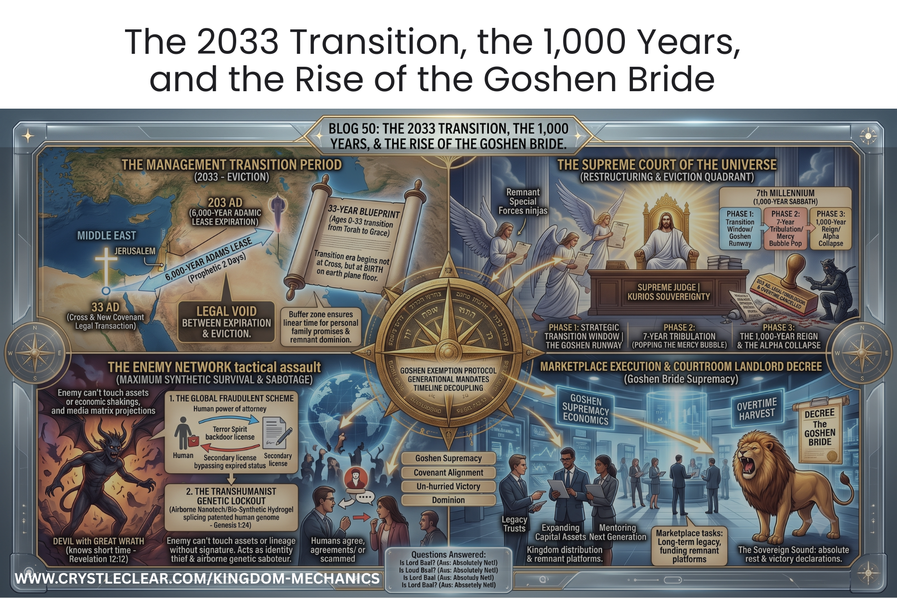 #50 - The 2033 Transition, the 1,000 Years, and the Rise of the Goshen Bride