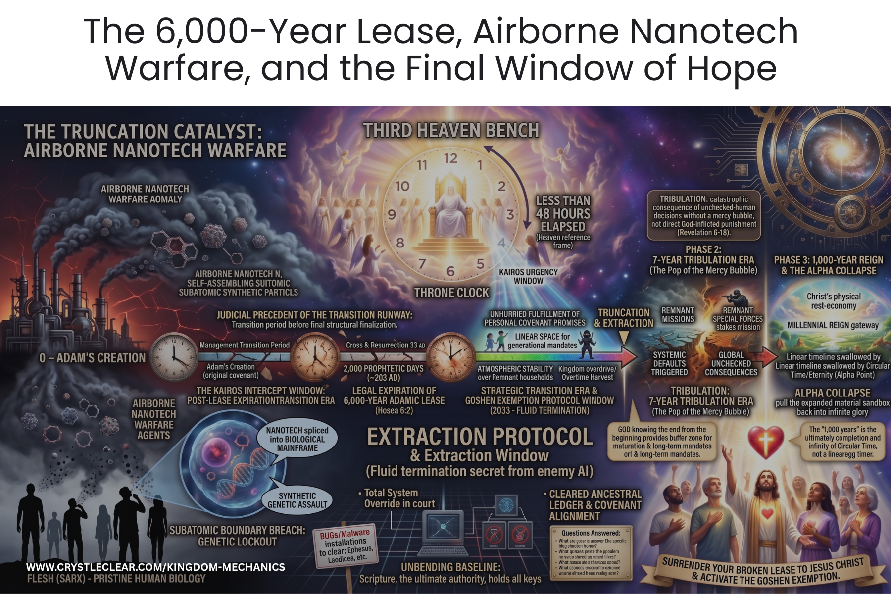 #28 - The Truncation Protocol: The 6,000-Year Lease, Airborne Nanotech Warfare, and the Final Window of Hope